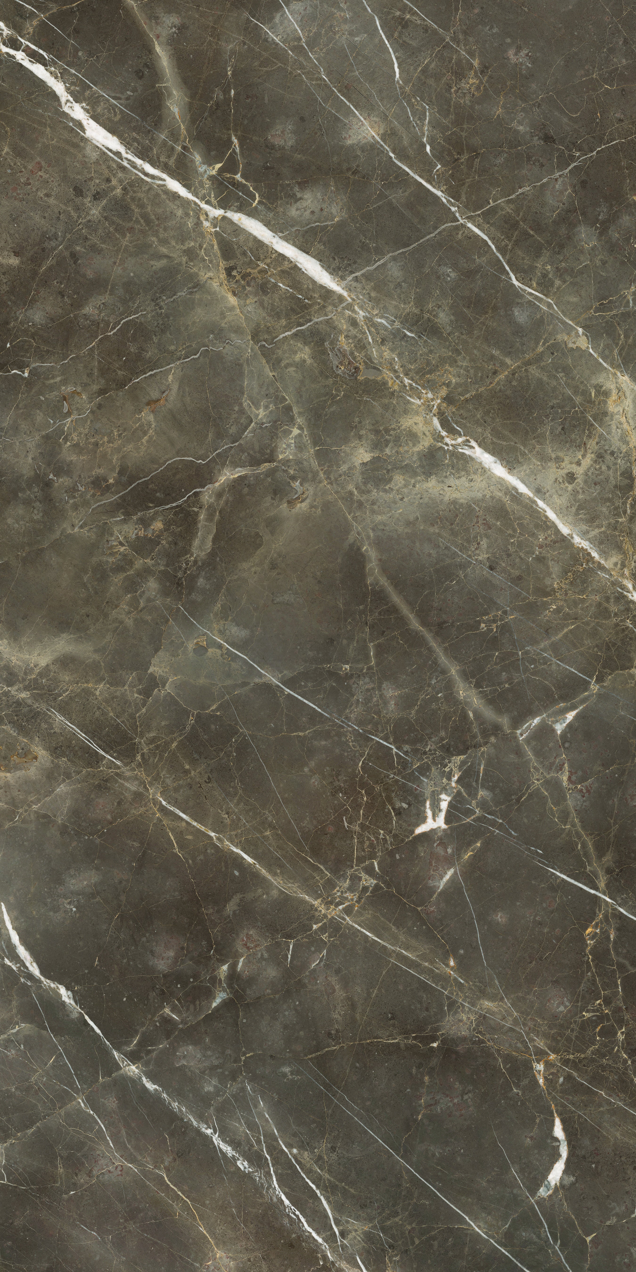 MAJESTO: Pietra Imperiale Block 30 Bookmatch Sintered Stone Slabs (64"×127"×15/32" | Honed | Rectified)