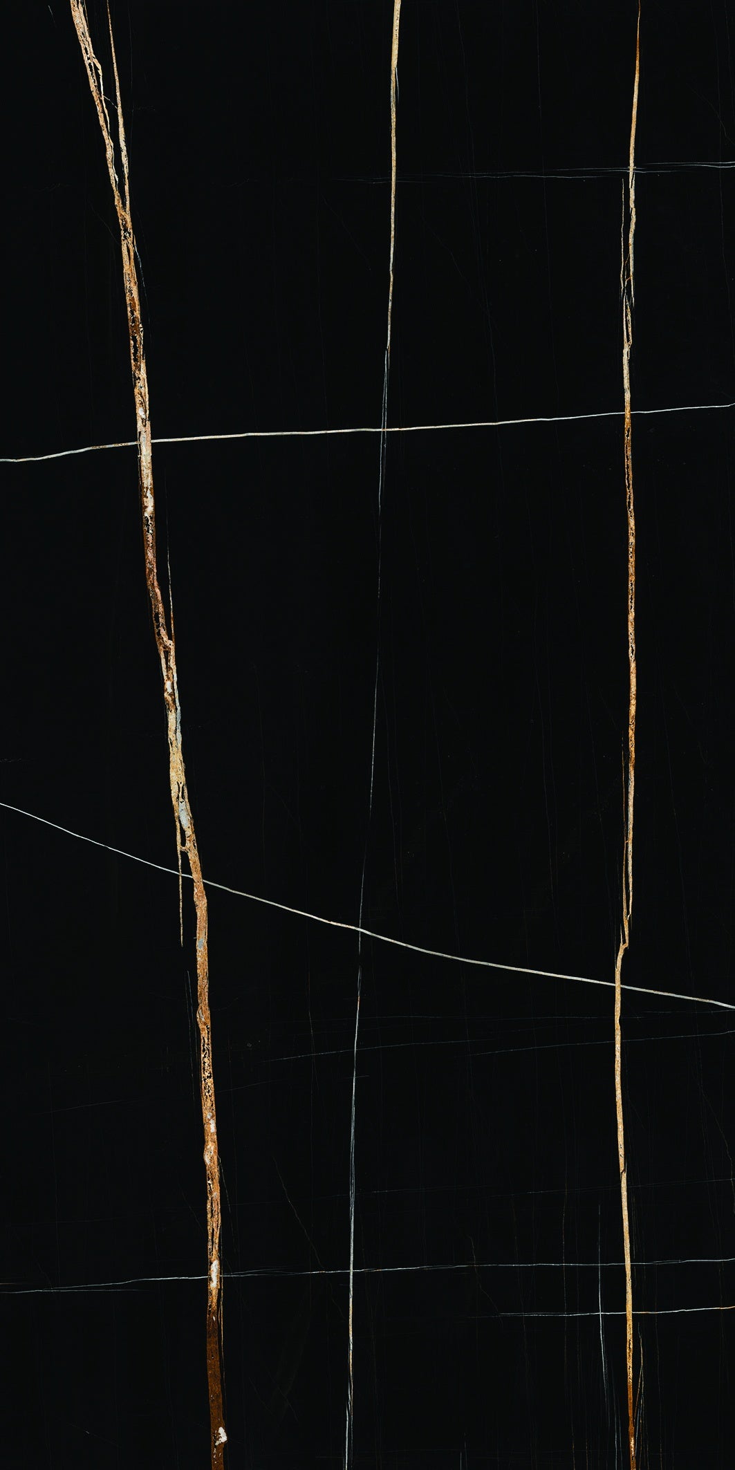 MAJESTO: Sahara Noir Sintered Stone Slabs (63"×126"×1/4" | Honed | Rectified)