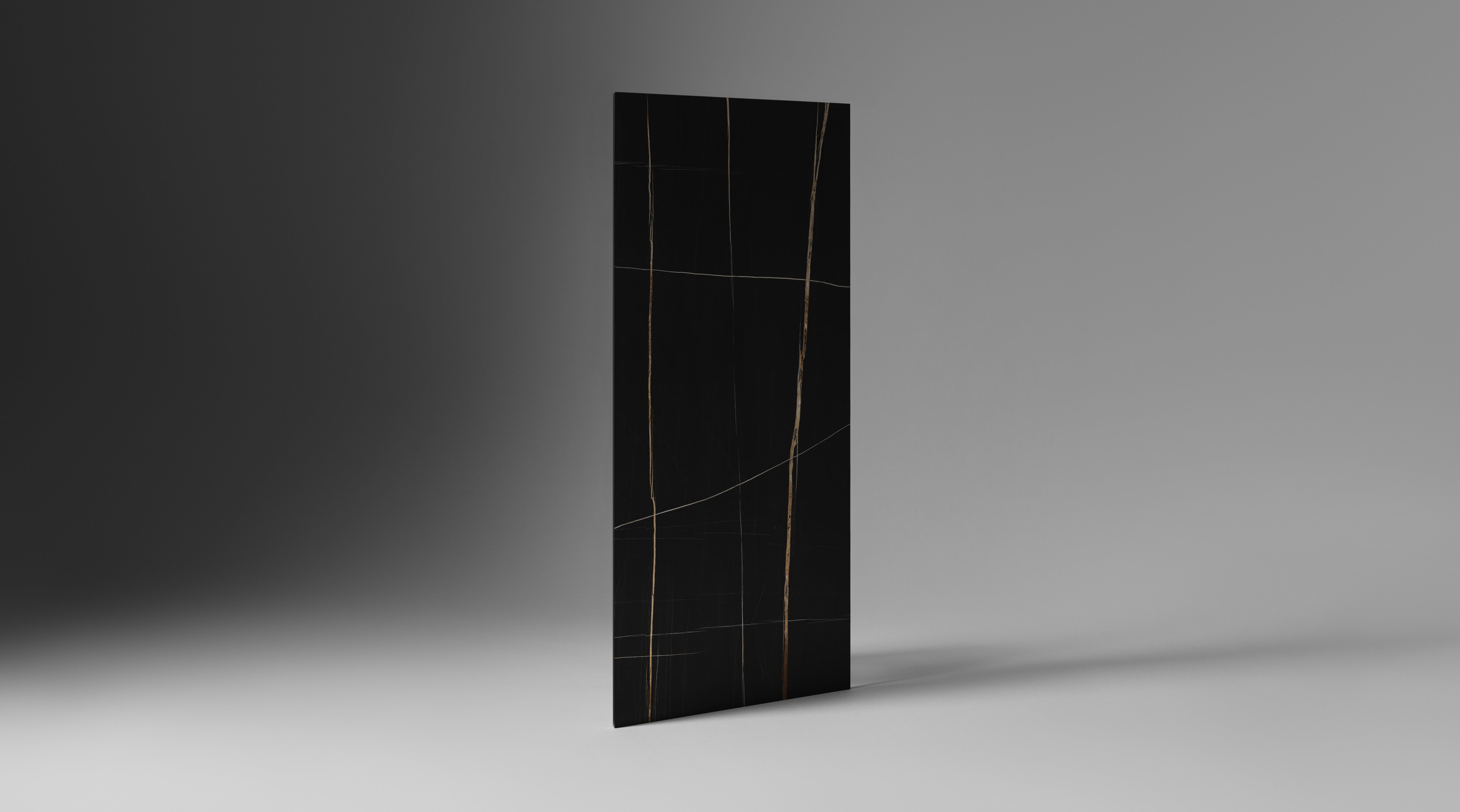 MAJESTO: Sahara Noir Block 15 Bookmatch Sintered Stone Slabs (64"×127"×15/32" | Honed | Rectified)