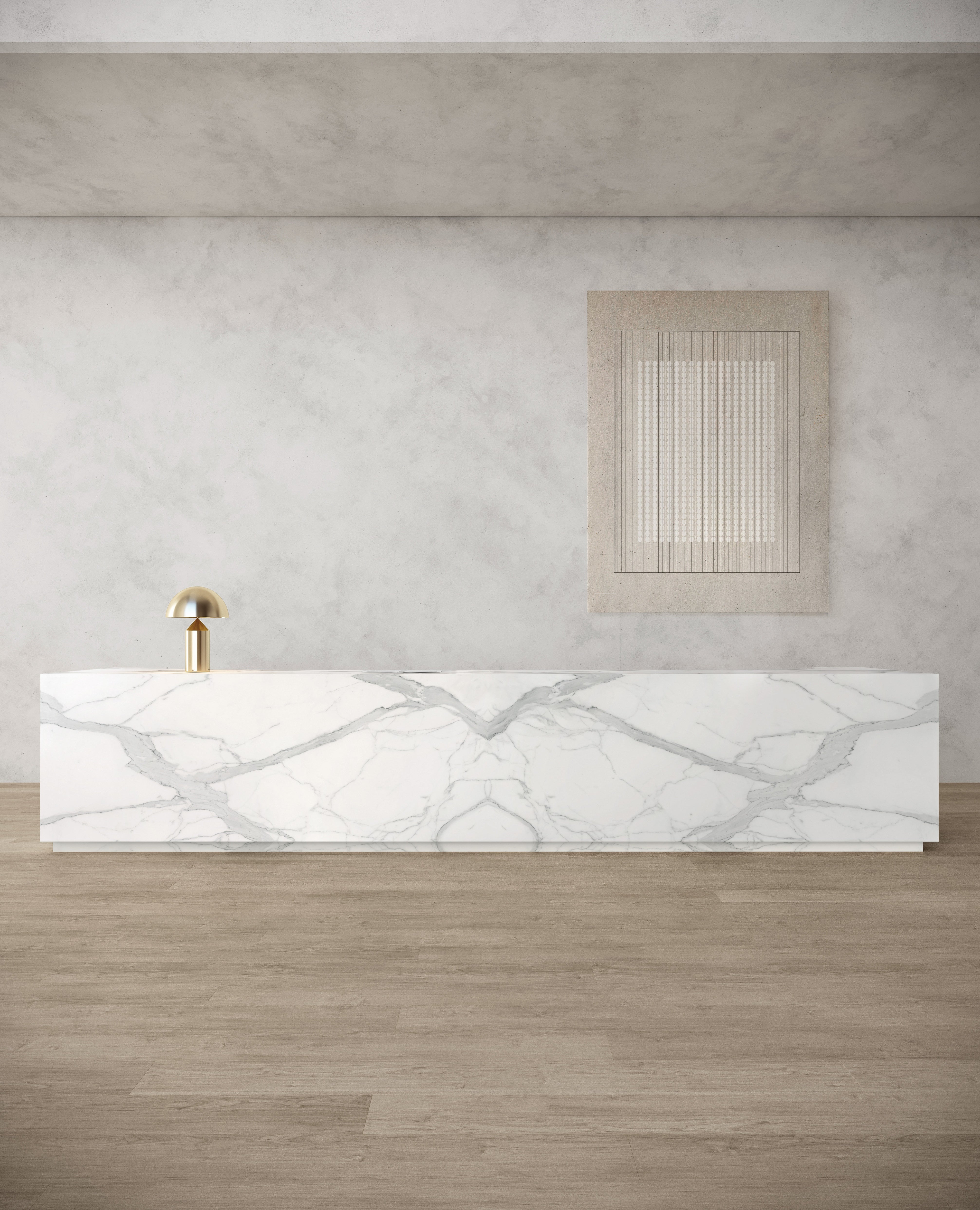 MAJESTO: Statuario Porcelain Field Tile (36"×11/32" | Polished | Rectified)