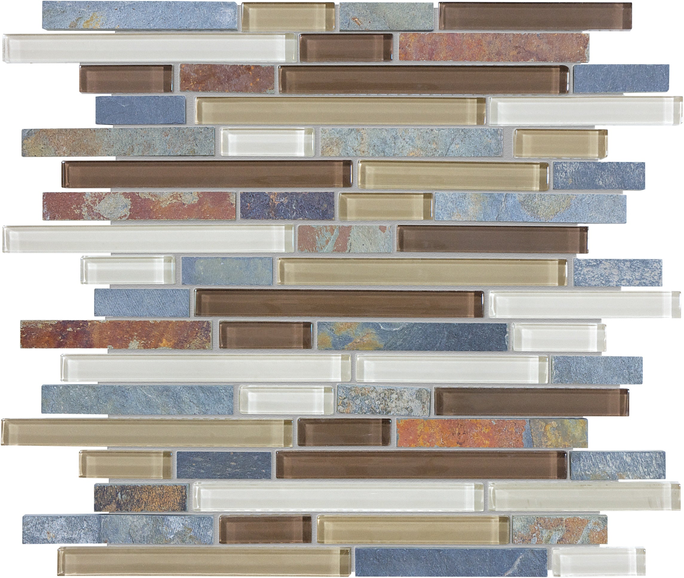 mosaic by Anatolia Tile, top-down product view. Premium porcelain for floors and walls.
