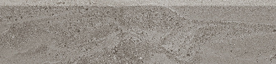 AMELIA: Smoke Bullnose Porcelain Trim (3"×12"×3/8" | Matte | Rectified)