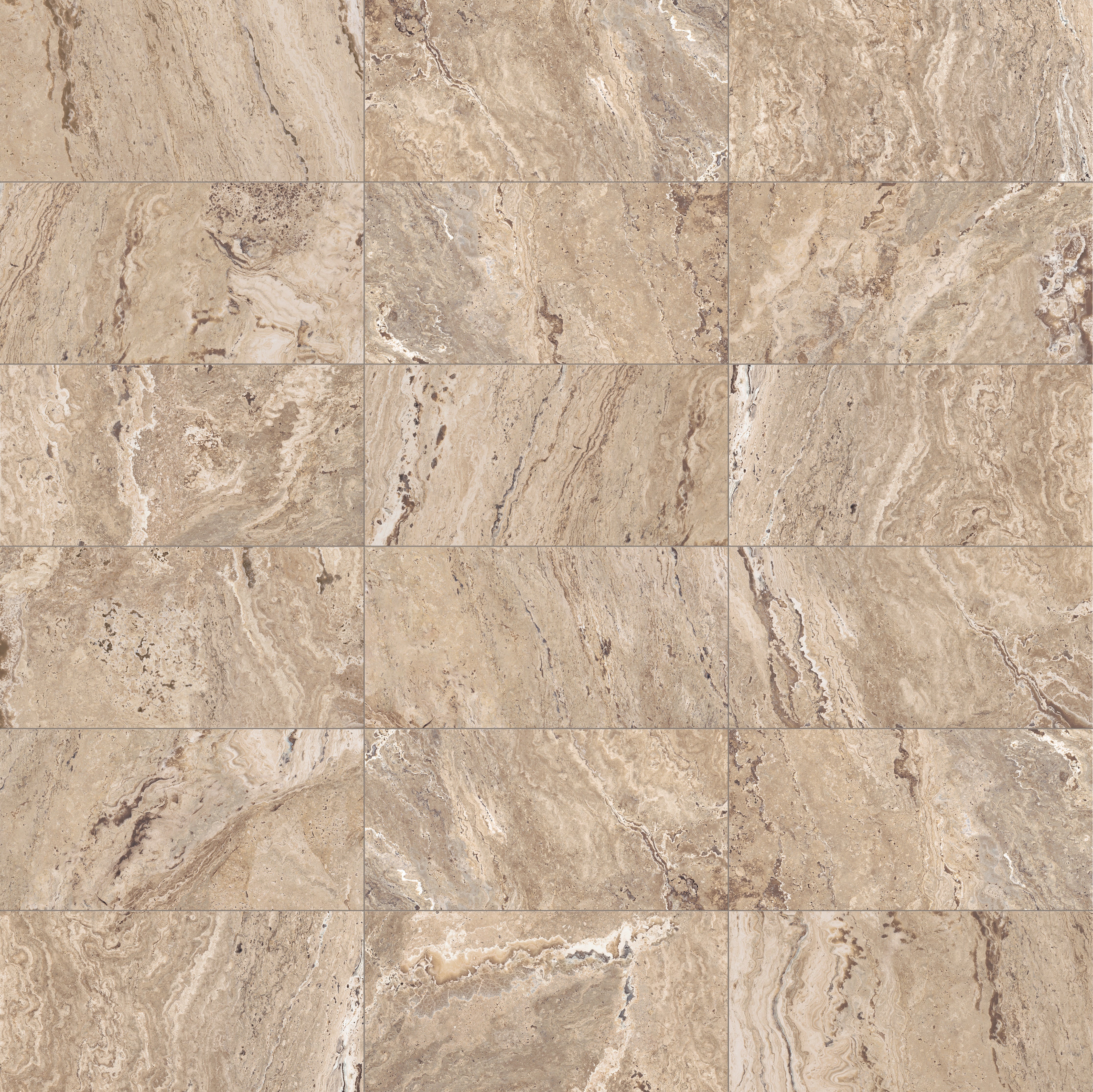 Antico Classic porcelain mosaic by Anatolia, top-down product view, 11 25/32"×11 25/32"×5/16" size. Turkish porcelain for floors and walls.