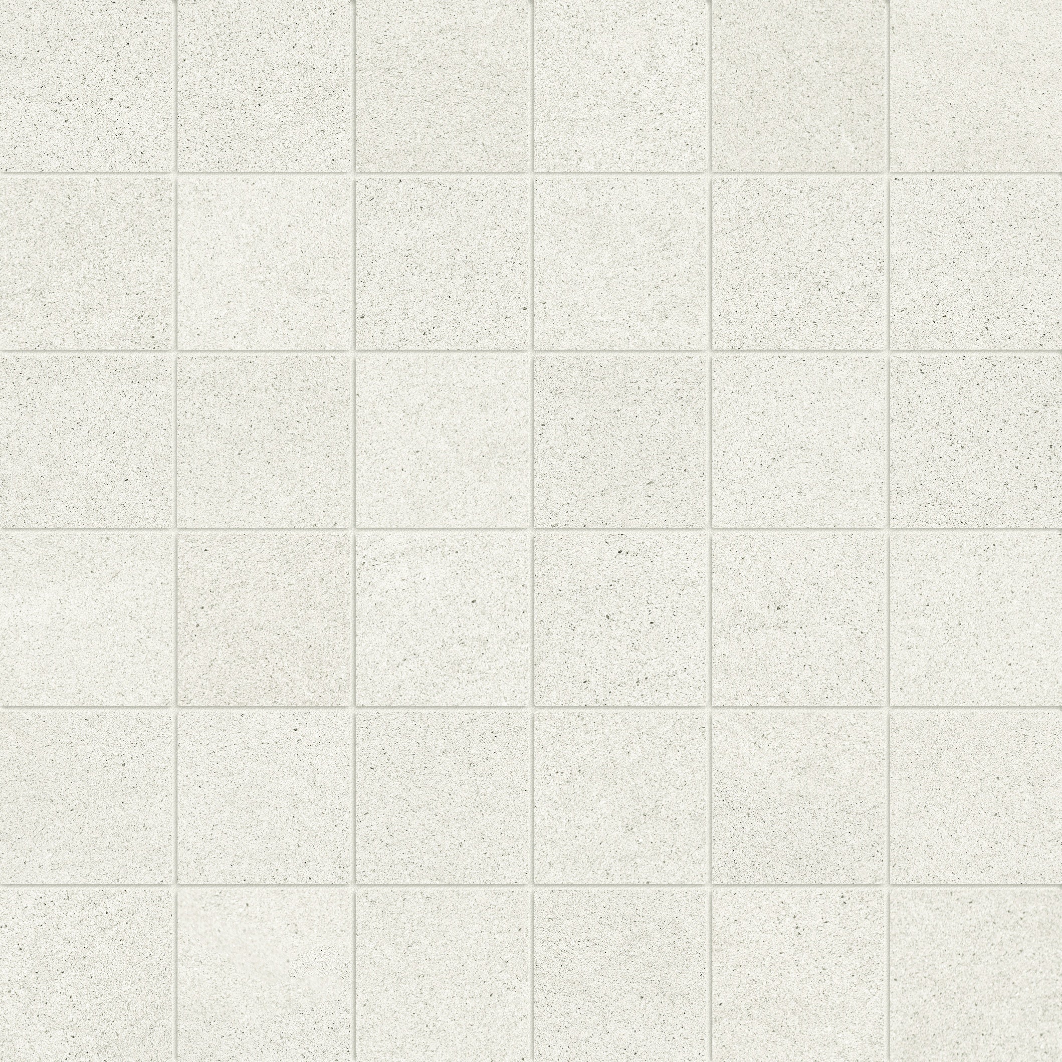 Artifact Dawn porcelain mosaic by Anatolia, top-down product view, 11 25/32"×11 25/32"×11/32" size. Turkish porcelain for floors and walls.