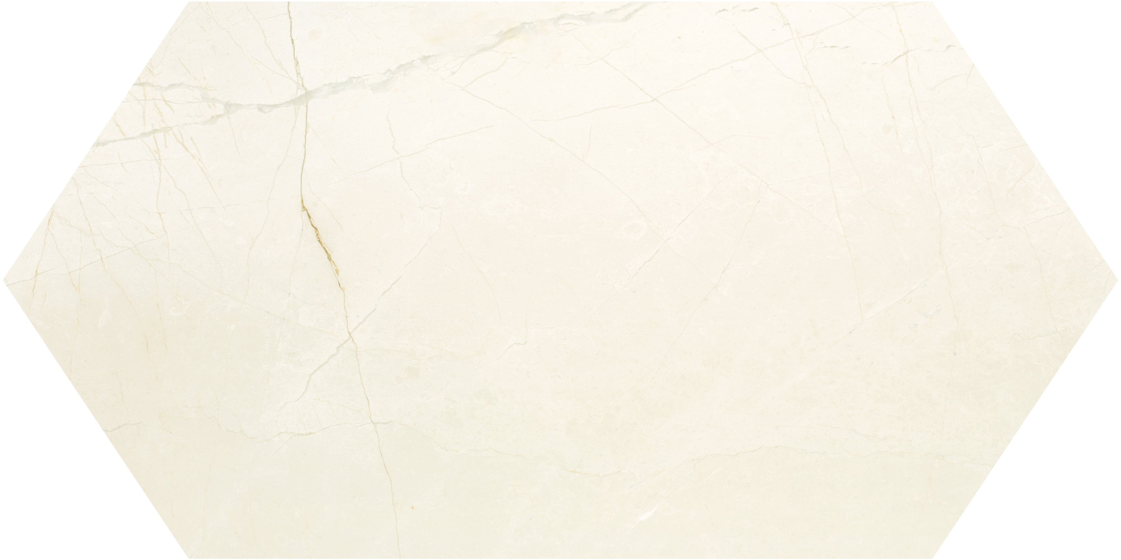 Avorio Crema marble field tile by Anatolia, top-down product view, 24"×19 11/16"×15/32" size. Turkish marble for floors and walls.