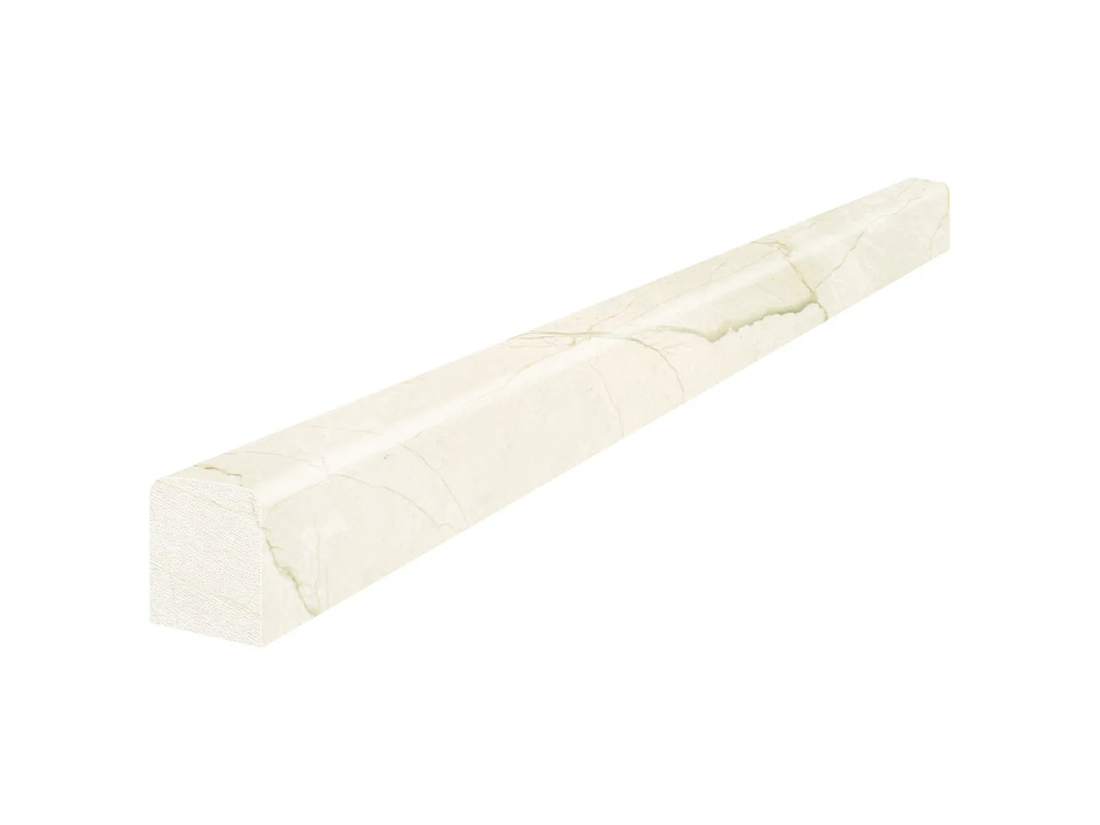AVORIO CREMA: Marble Trim Deco-Bar (12¹⁄₁₆"X½"X⅝" | Honed)