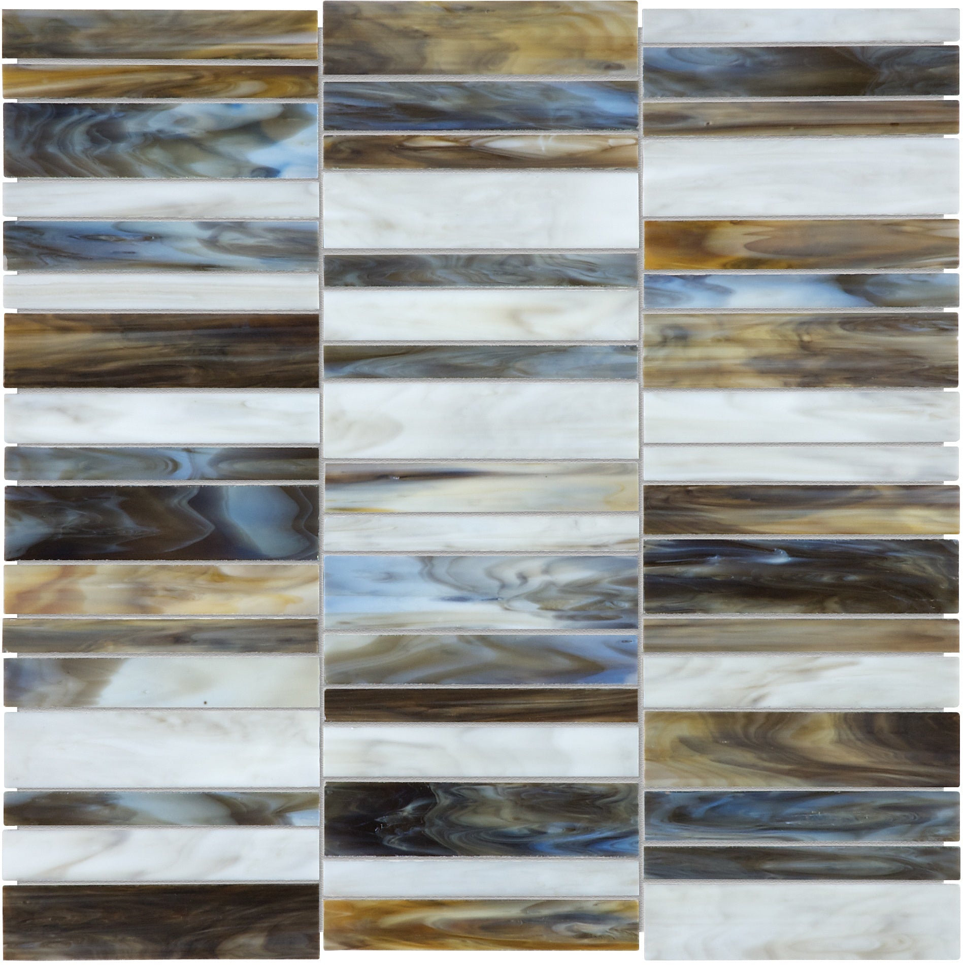 mosaic by Anatolia Tile, top-down product view. Premium porcelain for floors and walls.