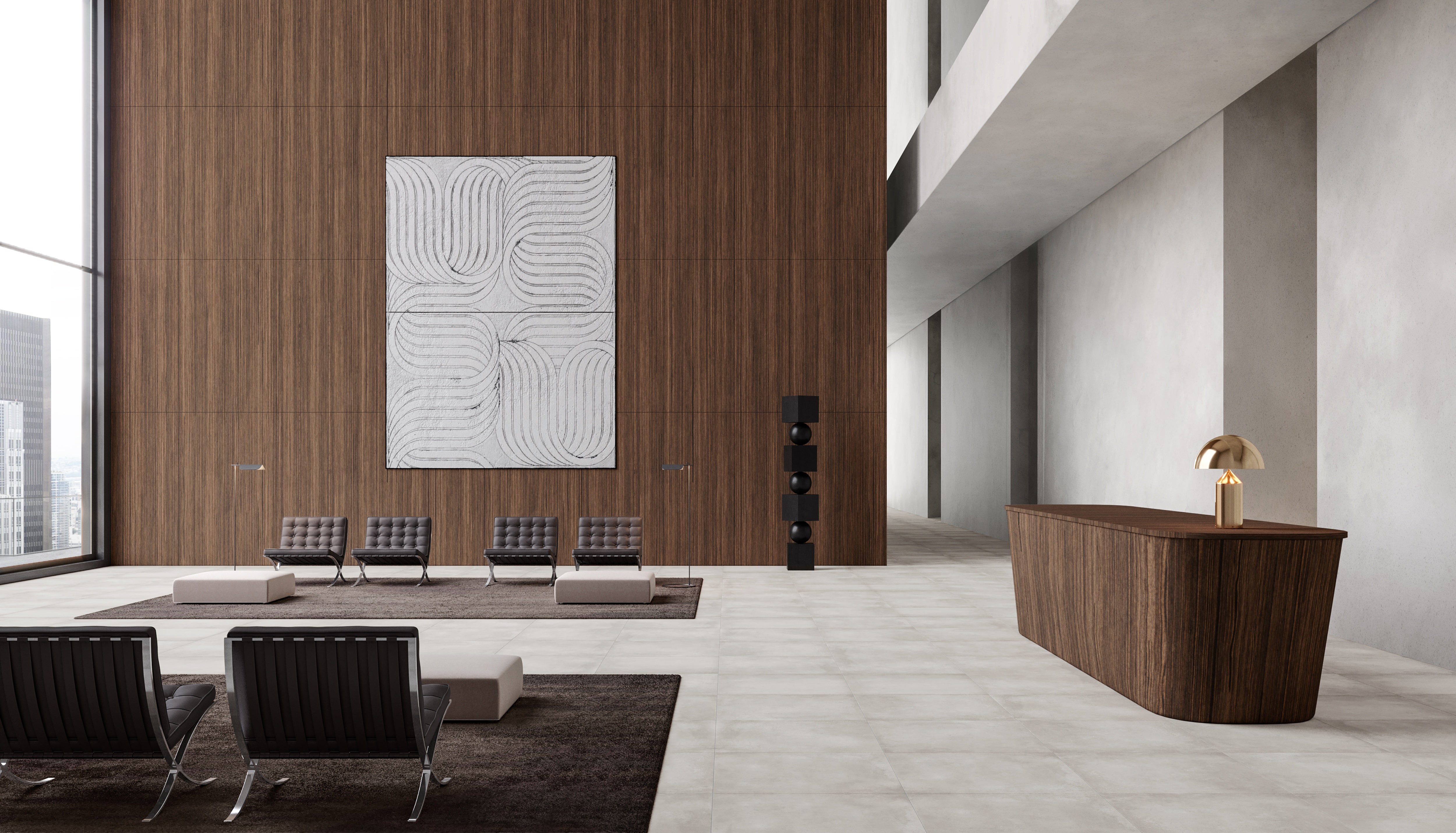 CERAFORGE: Lithium Porcelain Field Tile (24"×11/32" | Matte | Rectified)