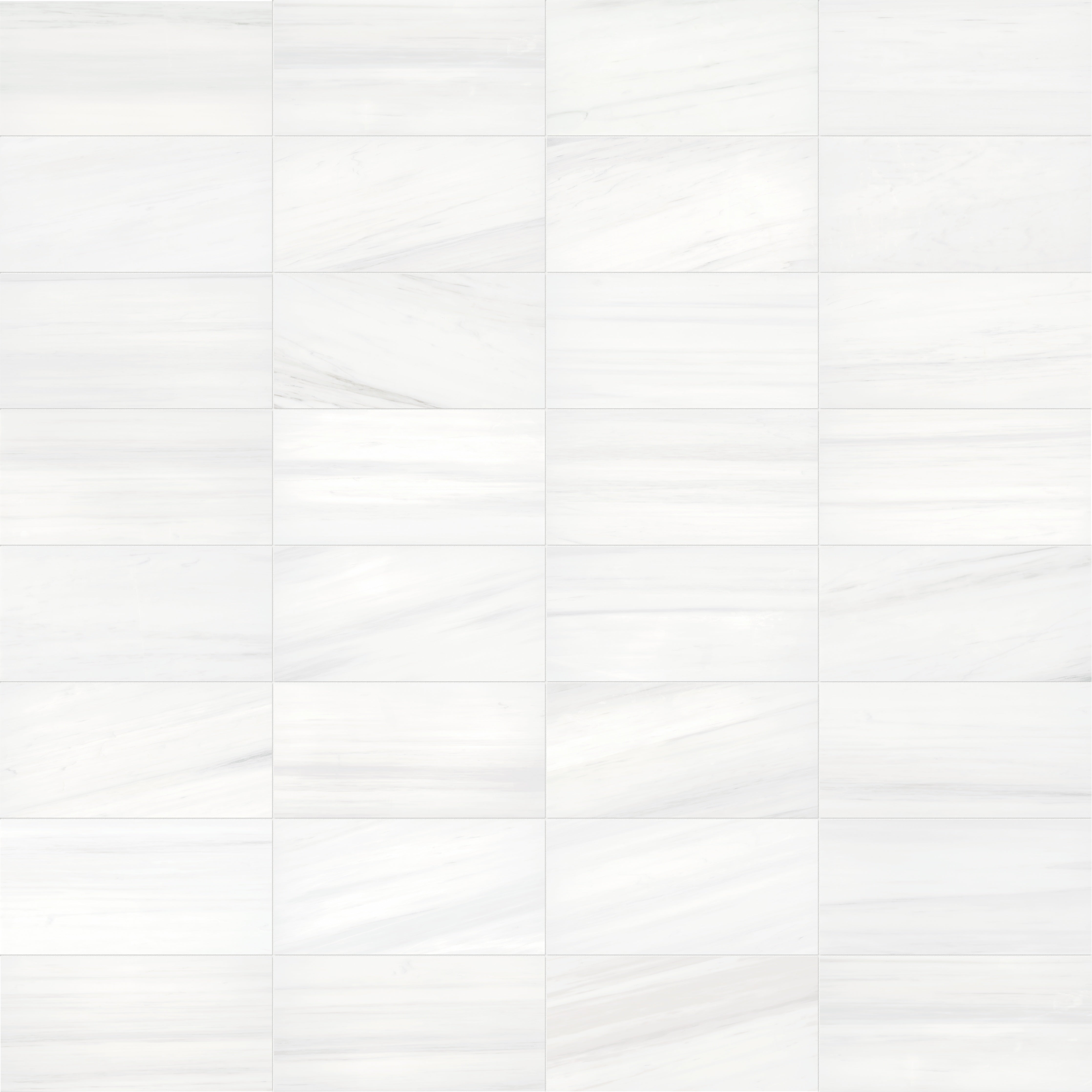 Cosmo Lumino dolomite trim by Anatolia, top-down product view, 1 1/4"×12"×7/8" size. Turkish dolomite for floors and walls.