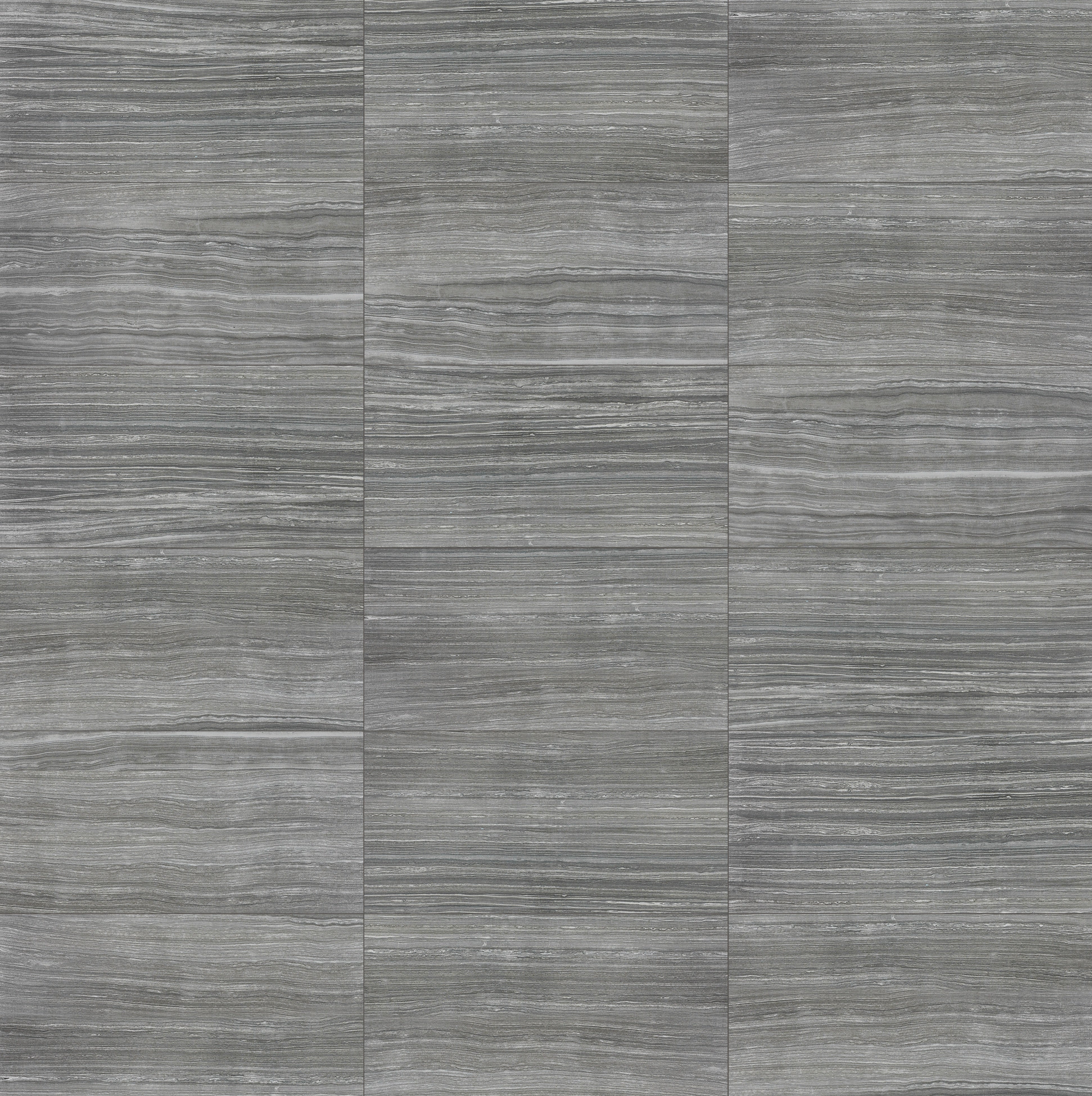 Eramosa Carbon porcelain trim by Anatolia, top-down product view, 3"×12"×11/32" size. Turkish porcelain for floors and walls.
