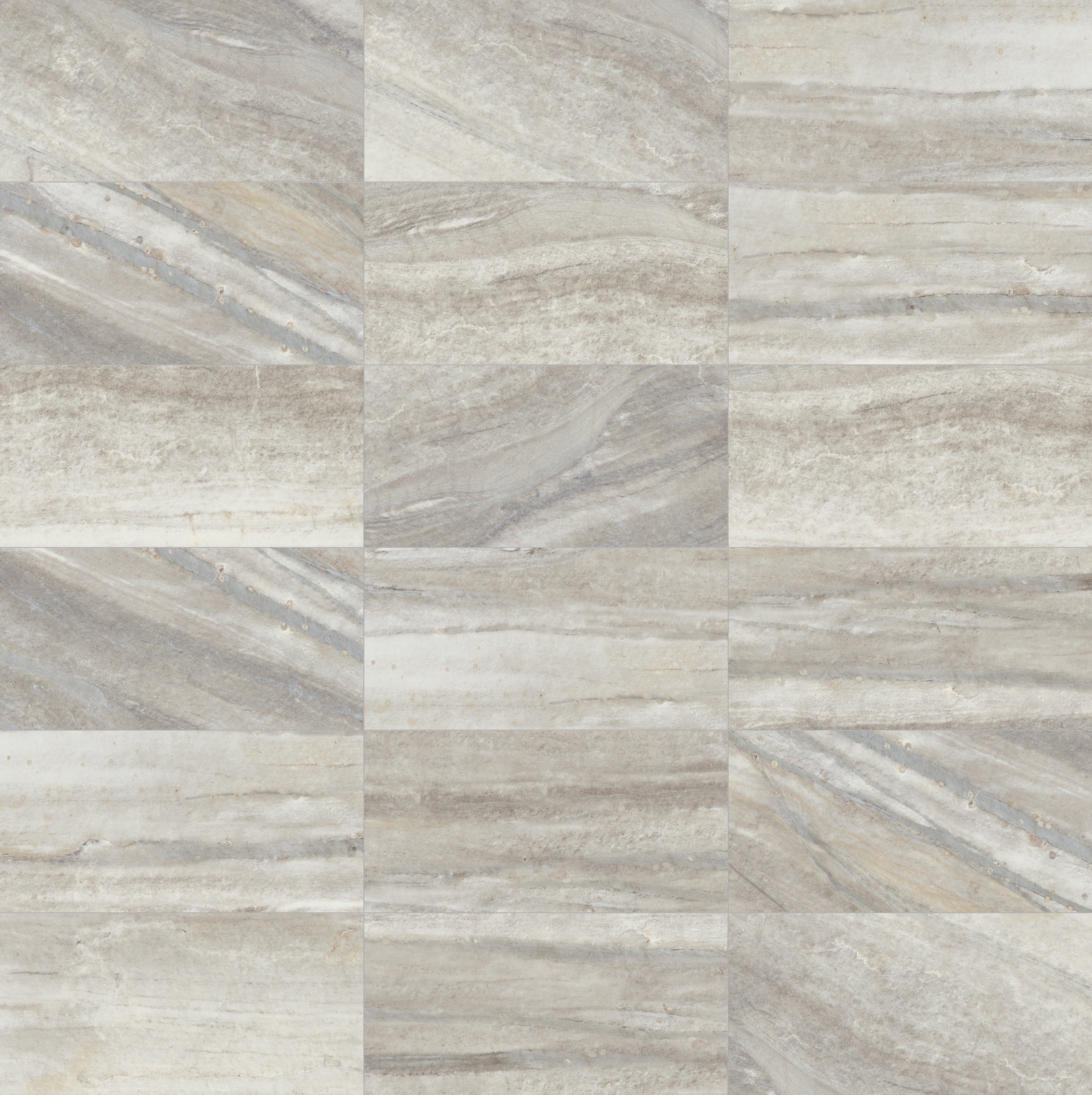 Evolution Sand porcelain trim by Anatolia, top-down product view, 3"×12"×11/32" size. Turkish porcelain for floors and walls.