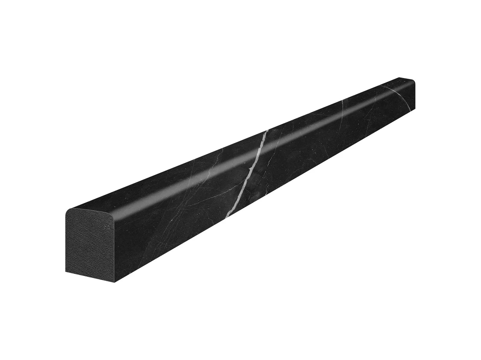 GALAXIA NERO: Marble Trim Deco-Bar (12¹⁄₁₆"X½"X⅝" | Polished)