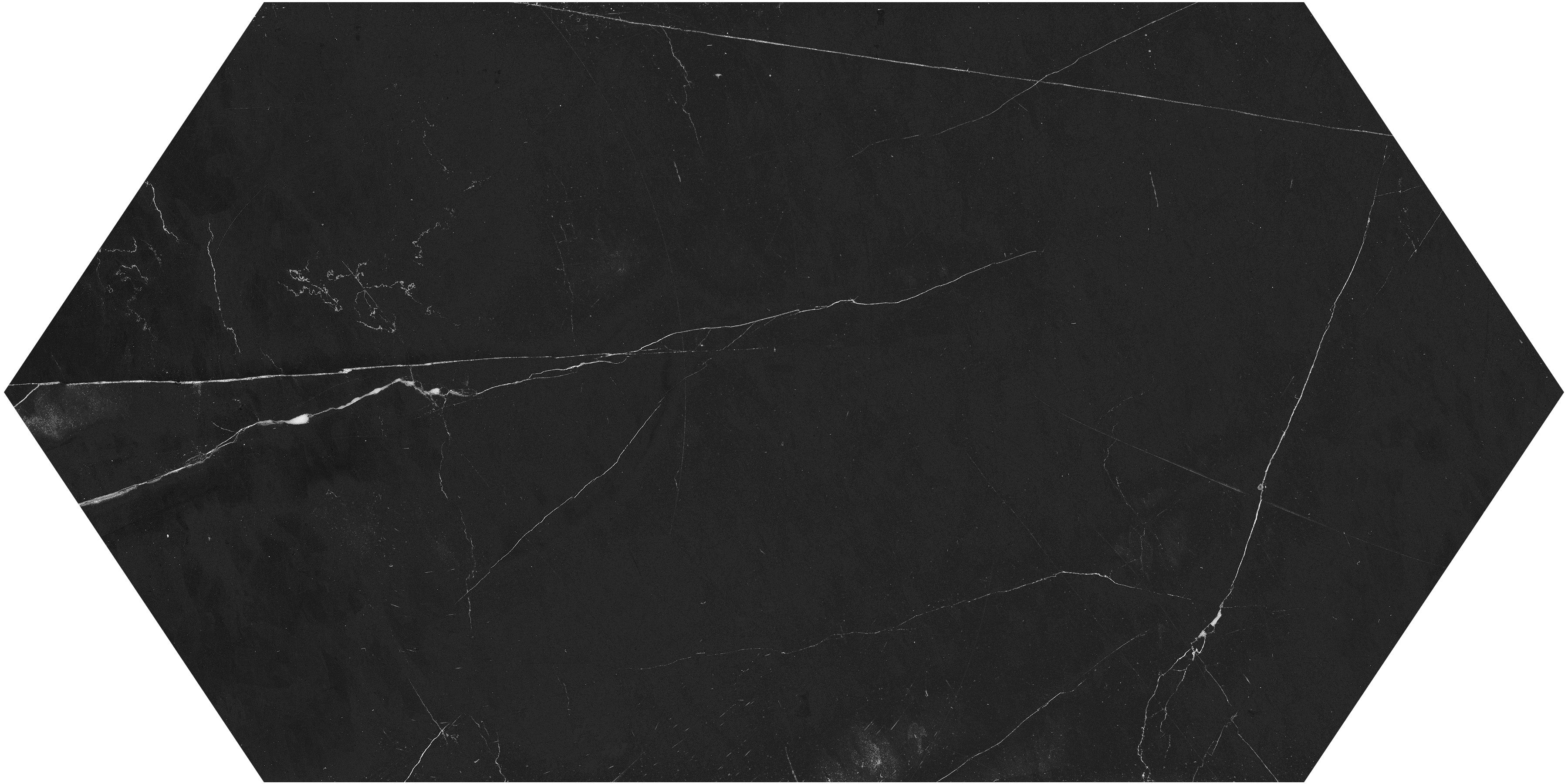 Galaxia Nero marble field tile by Anatolia, top-down product view, 24"×19 11/16"×3/8" size. Turkish marble for floors and walls.