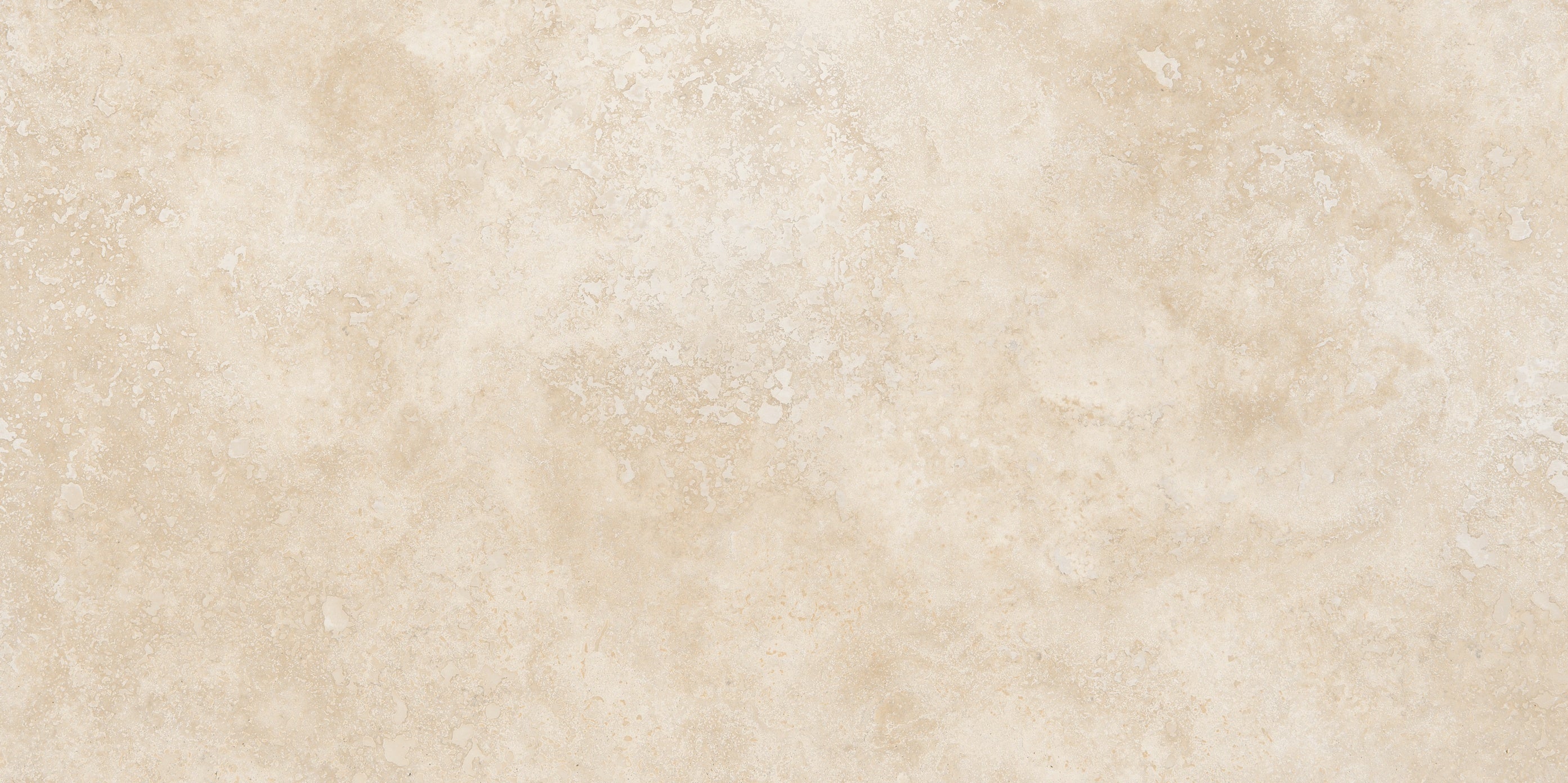 Ivory travertine field tile by Anatolia, top-down product view, 12"×24"×15/32" size. Turkish travertine for floors and walls.