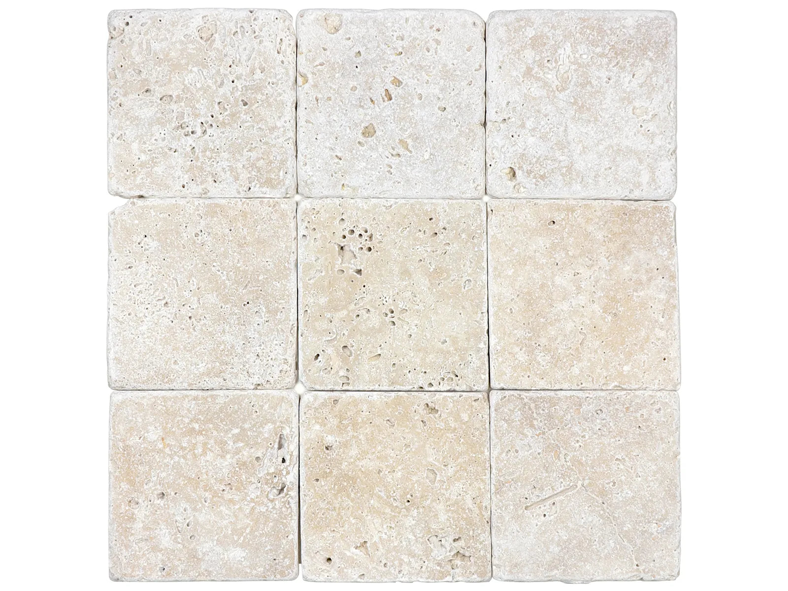 ELYSIAN: Travertine Field Tile (5¹⁵⁄₁₆"X5¹⁵⁄₁₆"X⅜" | Filled-Honed)
