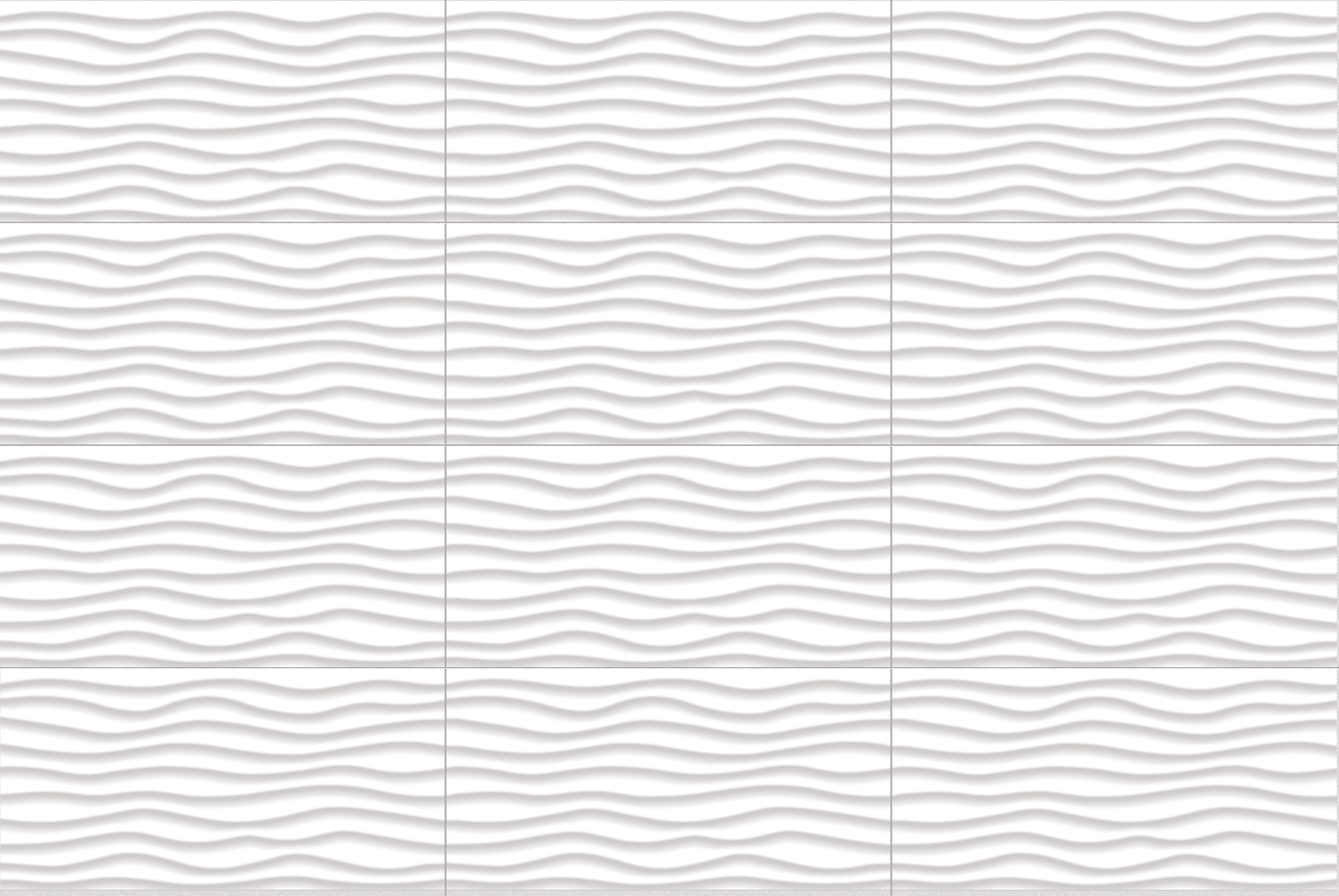 Linea White ceramic trim by Anatolia, top-down product view, 12"×11 13/16"×11/32" size. Vietnamese ceramic for floors and walls.