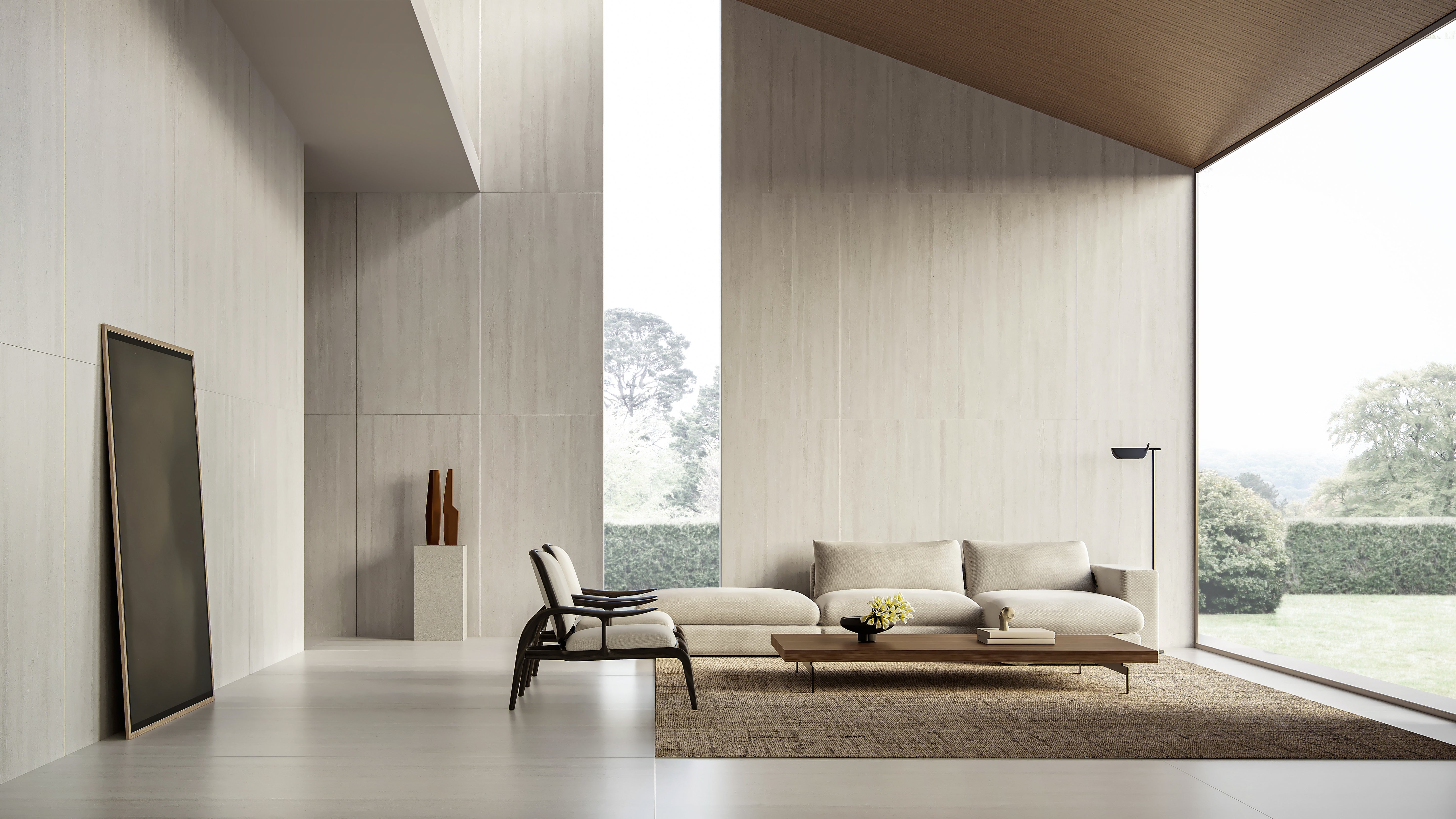 LITHOFORM: Veincut Vista B Grade Porcelain Field Tile (48"×11/32" | Honed | Rectified)