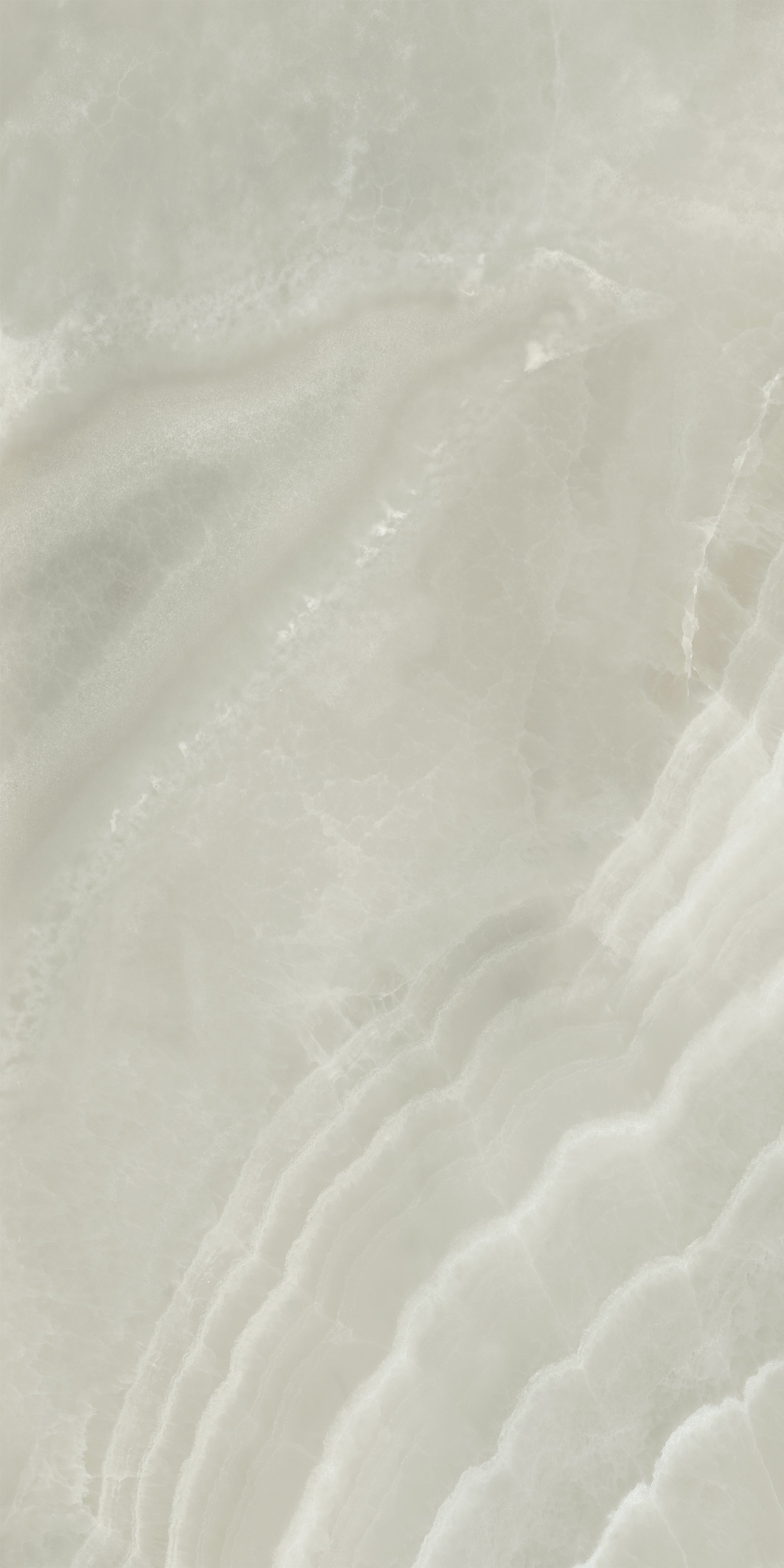 Lustra Onyx Feather porcelain field tile by Anatolia, top-down product view, 24"×48"×11/32" size. Turkish porcelain for floors and walls.