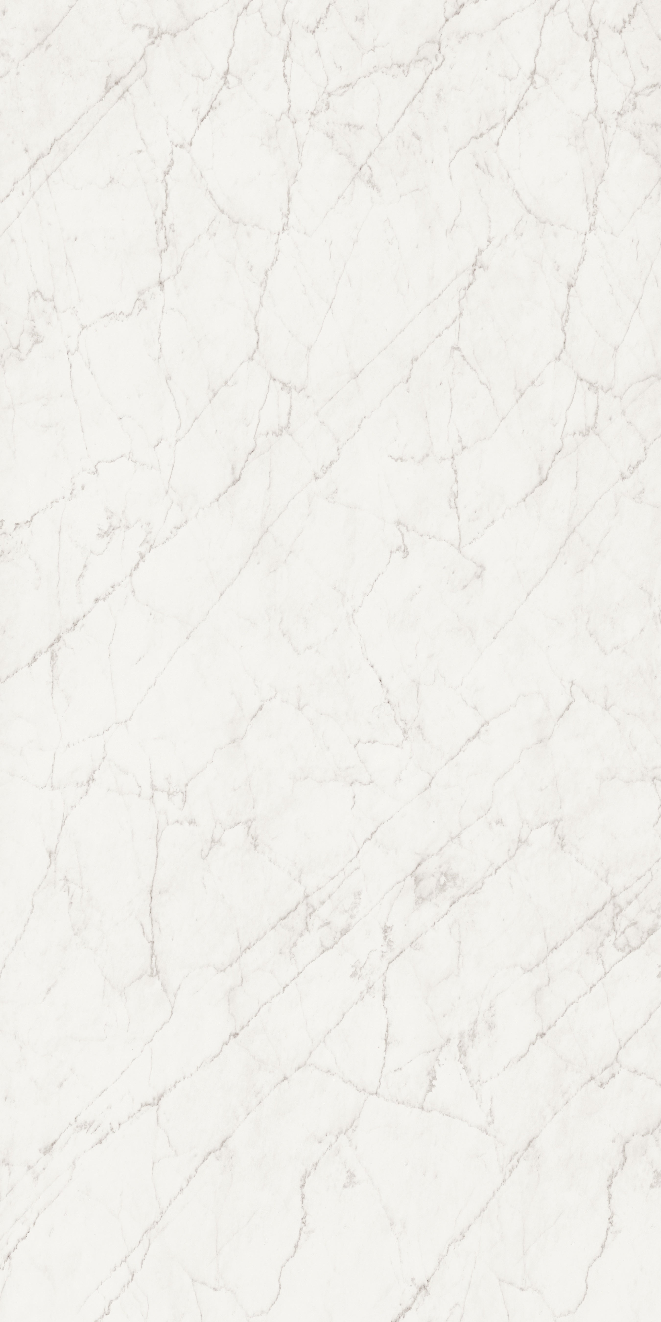 Majesto Ariel Bianco sintered stone slabs by Anatolia, top-down product view, 63"×126"×1/4" size. Turkish sintered stone for floors and walls.