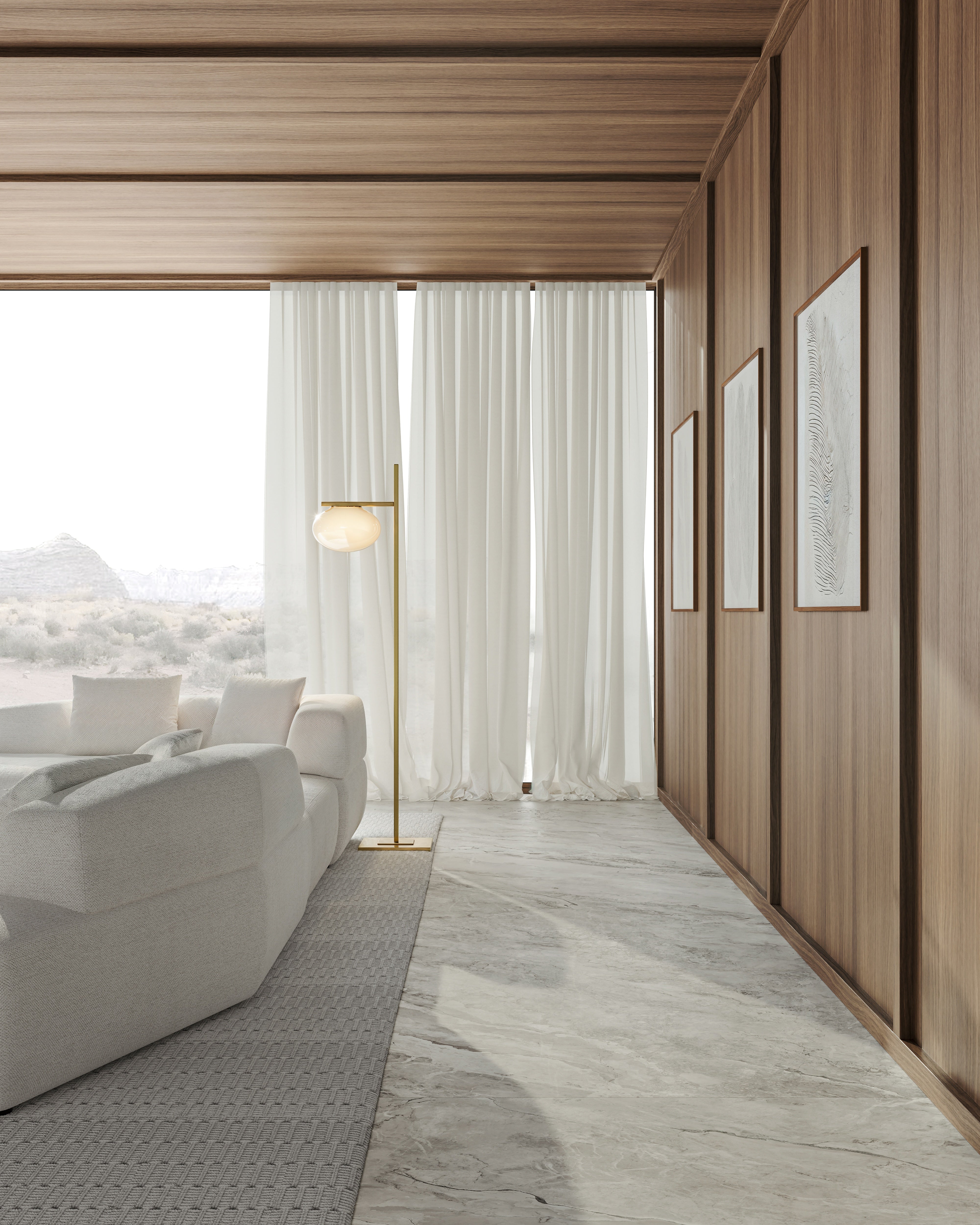 Majesto Atlantic Ocean porcelain mosaic by Anatolia, top-down product view, 11 23/32"×11 27/32"×11/32" size. Turkish porcelain for floors and walls.