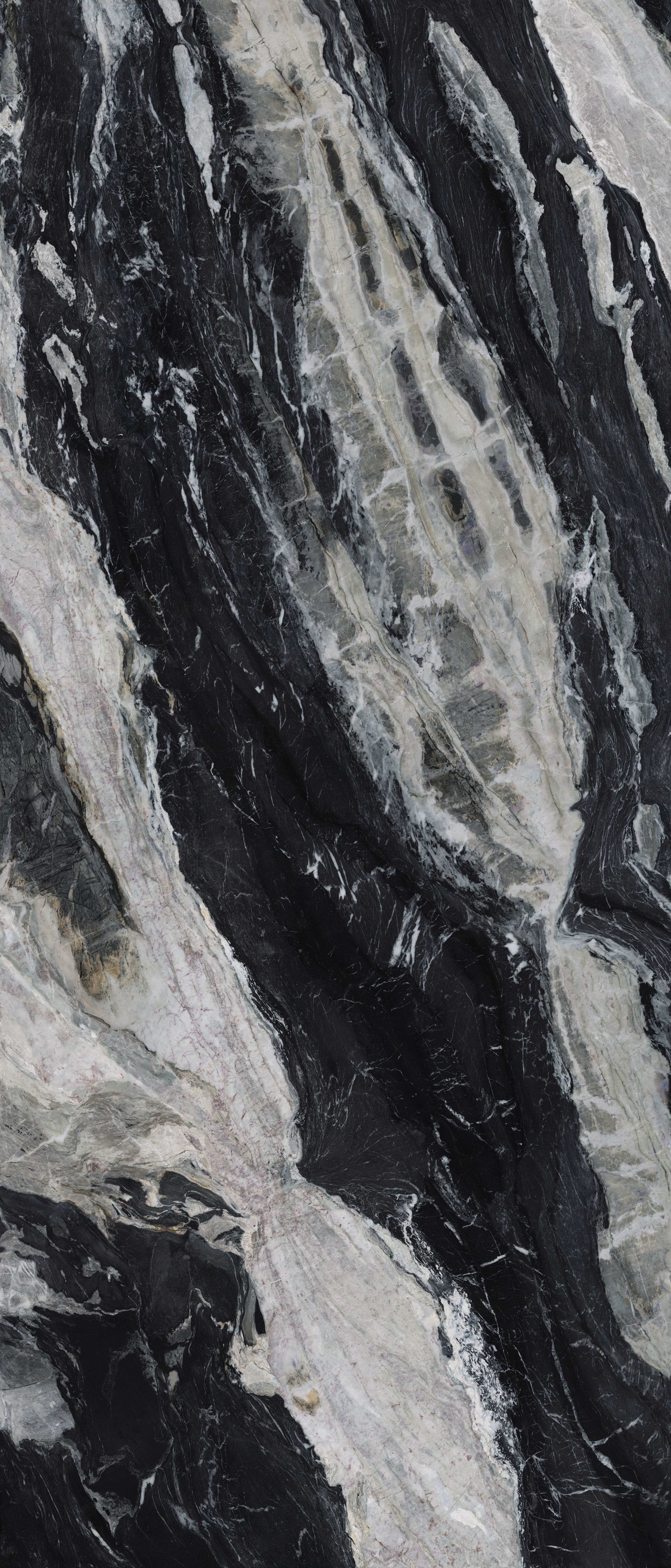 Majesto Bianco Dior sintered stone slabs by Anatolia, top-down product view, 48"×110"×1/4" size. Turkish sintered stone for floors and walls.