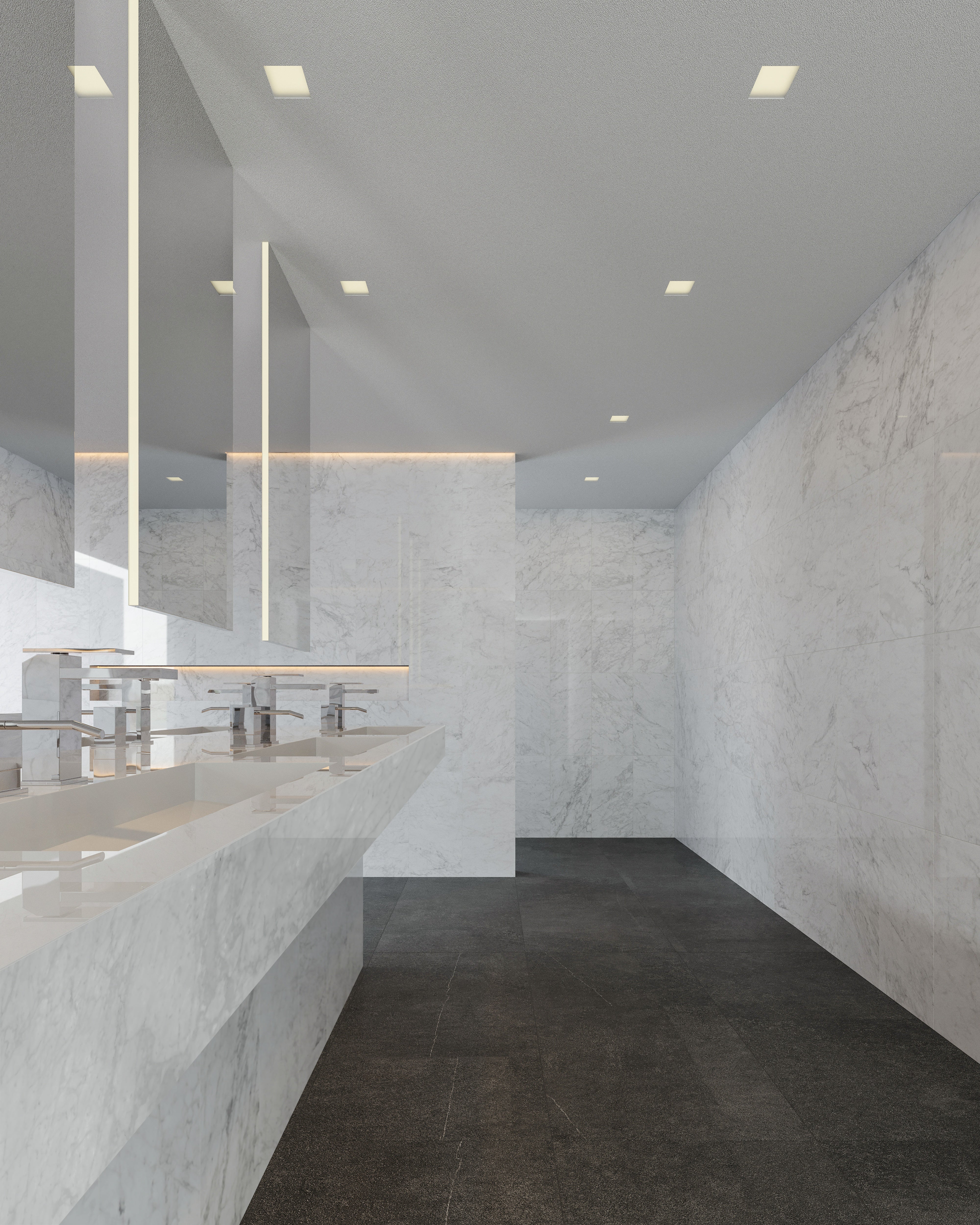 Majesto Bianco Gioia porcelain mosaic by Anatolia, top-down product view, 11 23/32"×11 27/32"×11/32" size. Turkish porcelain for floors and walls.