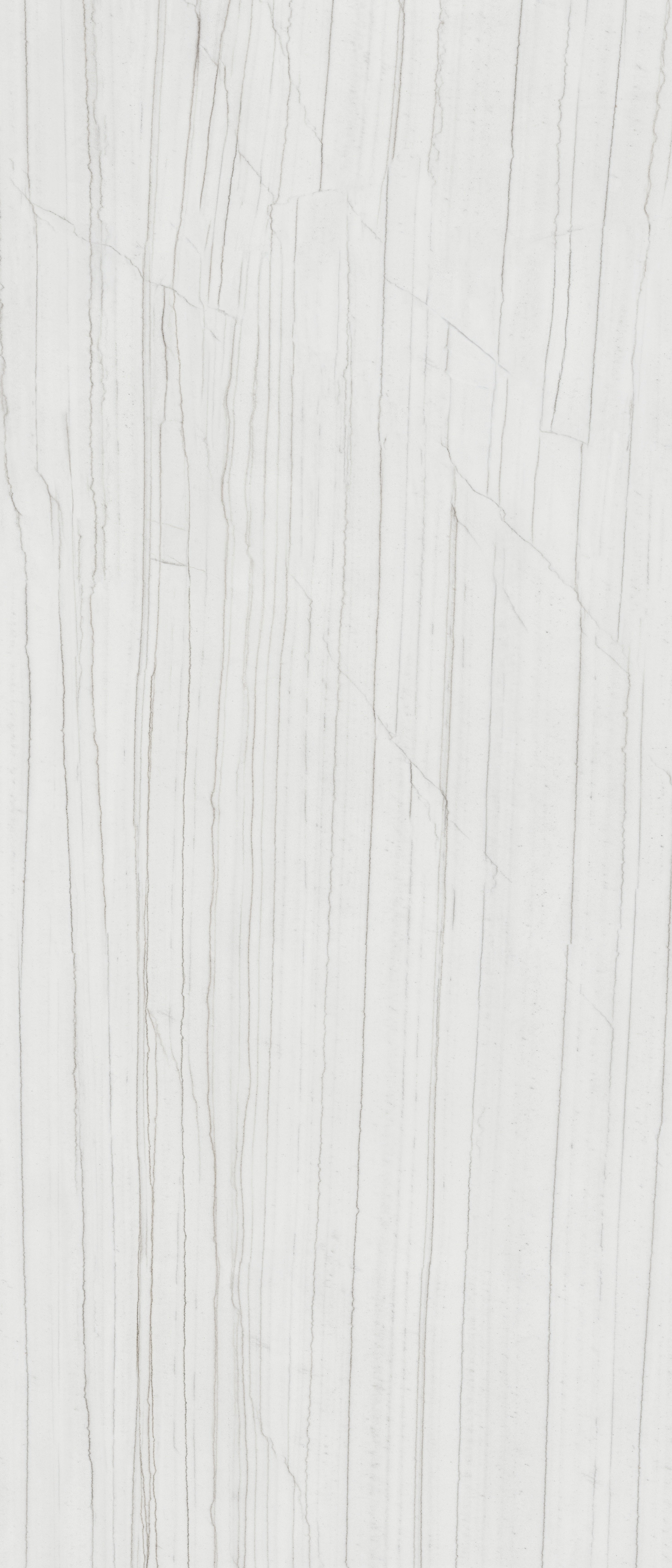 Majesto Bianco Stratura sintered stone slabs by Anatolia, top-down product view, 48"×110"×1/4" size. Turkish sintered stone for floors and walls.