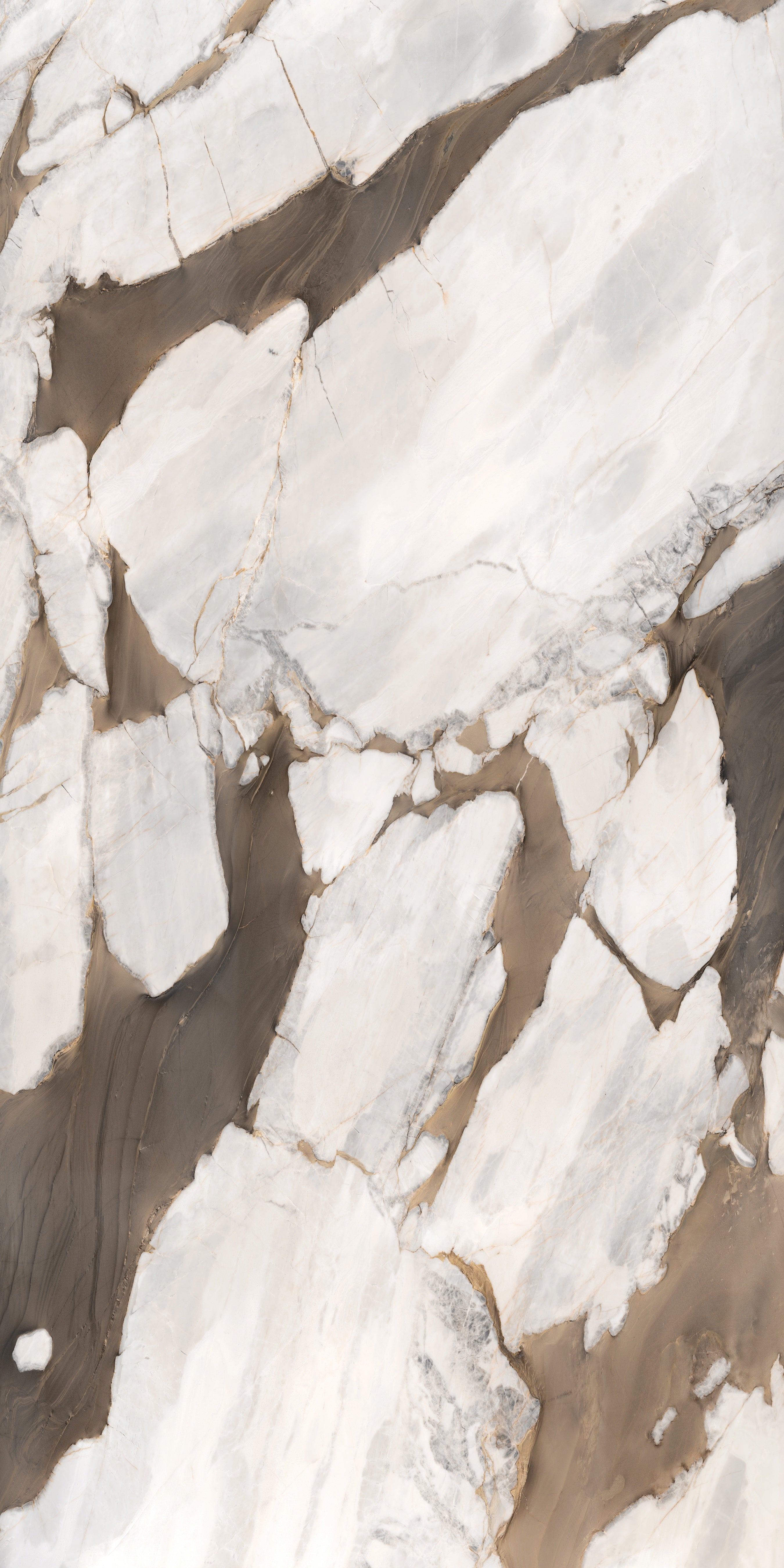 Majesto Gemma Bronze sintered stone slabs by Anatolia, top-down product view, 63"×126"×1/4" size. Turkish sintered stone for floors and walls.