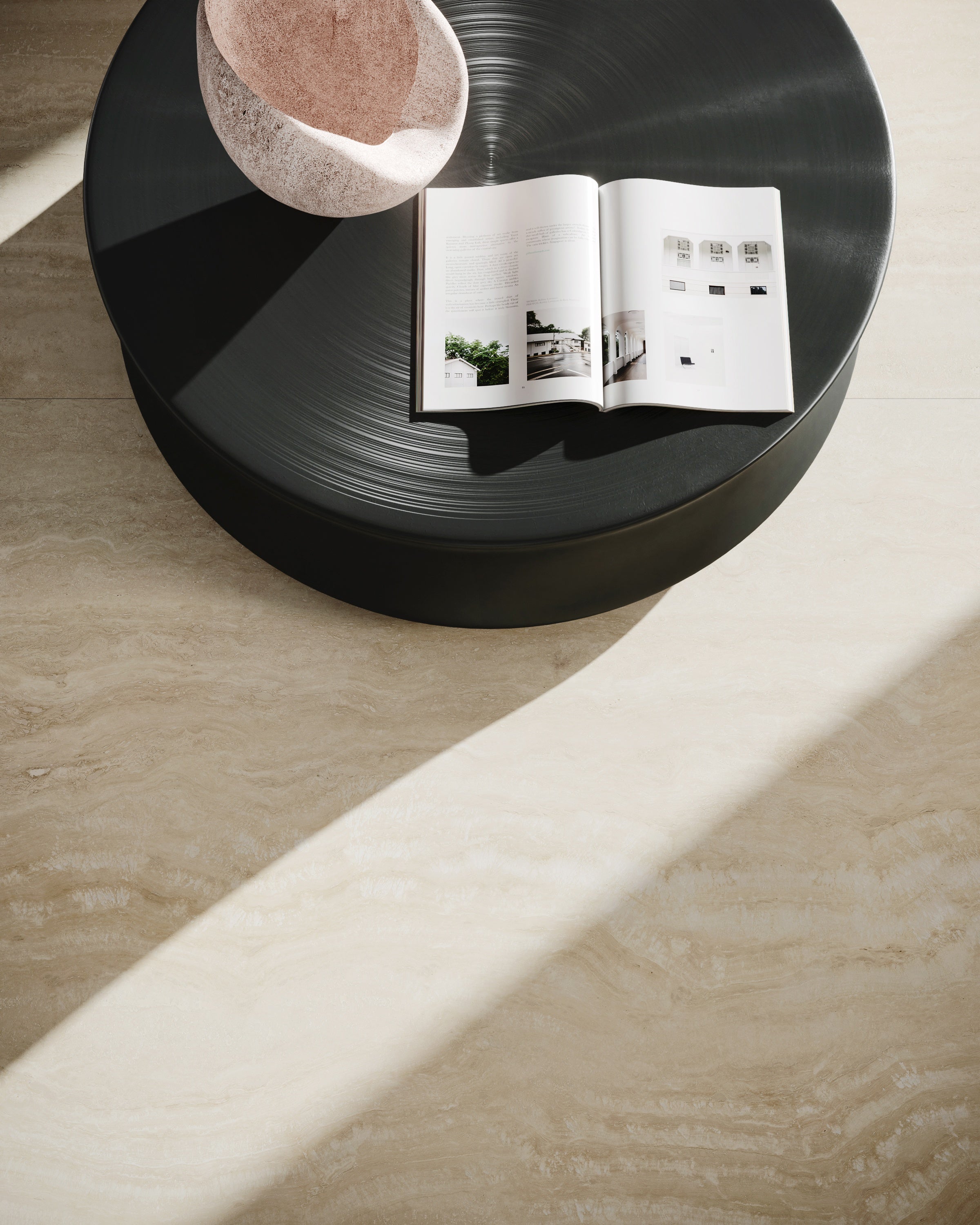 MAJESTO: Travertino Classico Porcelain Field Tile (12"×24"×11/32" | Honed | Rectified)