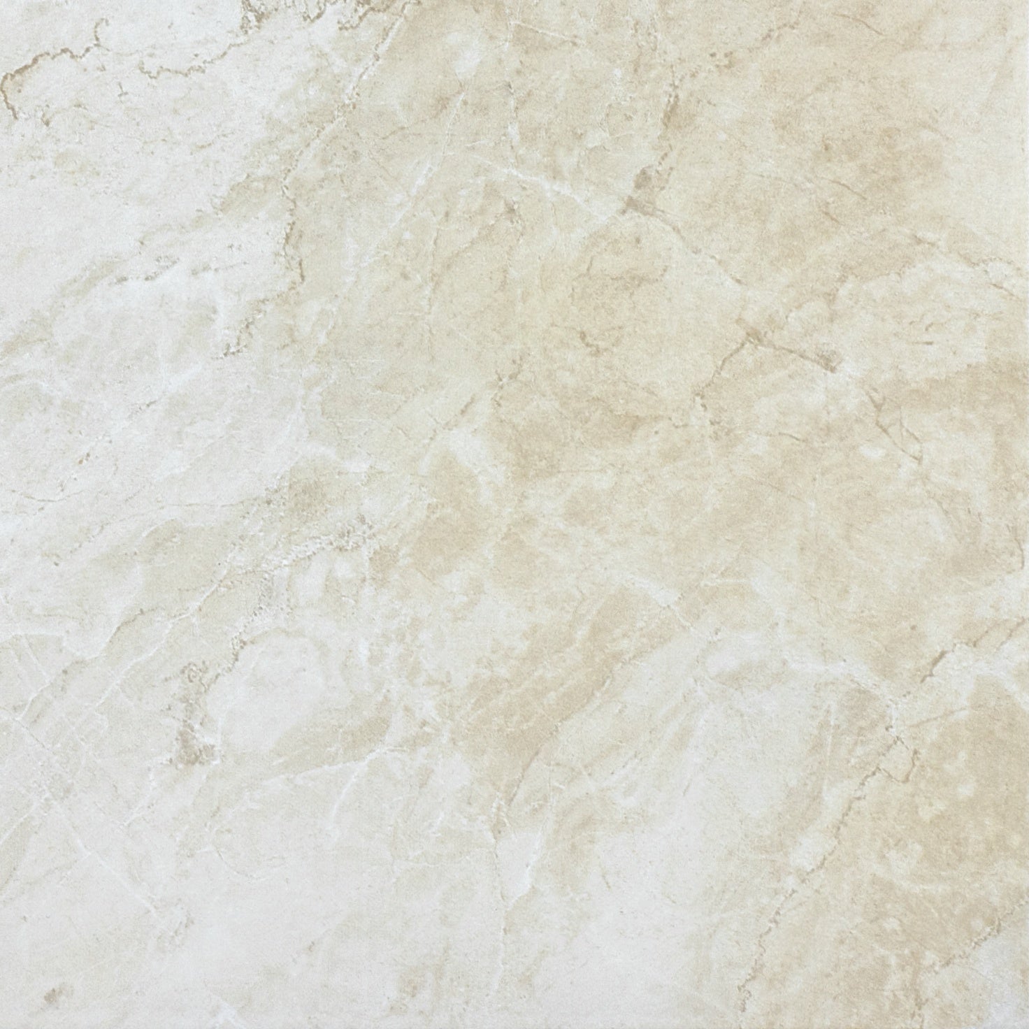 Malena Ivory ceramic field tile by Anatolia, top-down product view, 13"×5/16" size. Turkish ceramic for floors and walls.