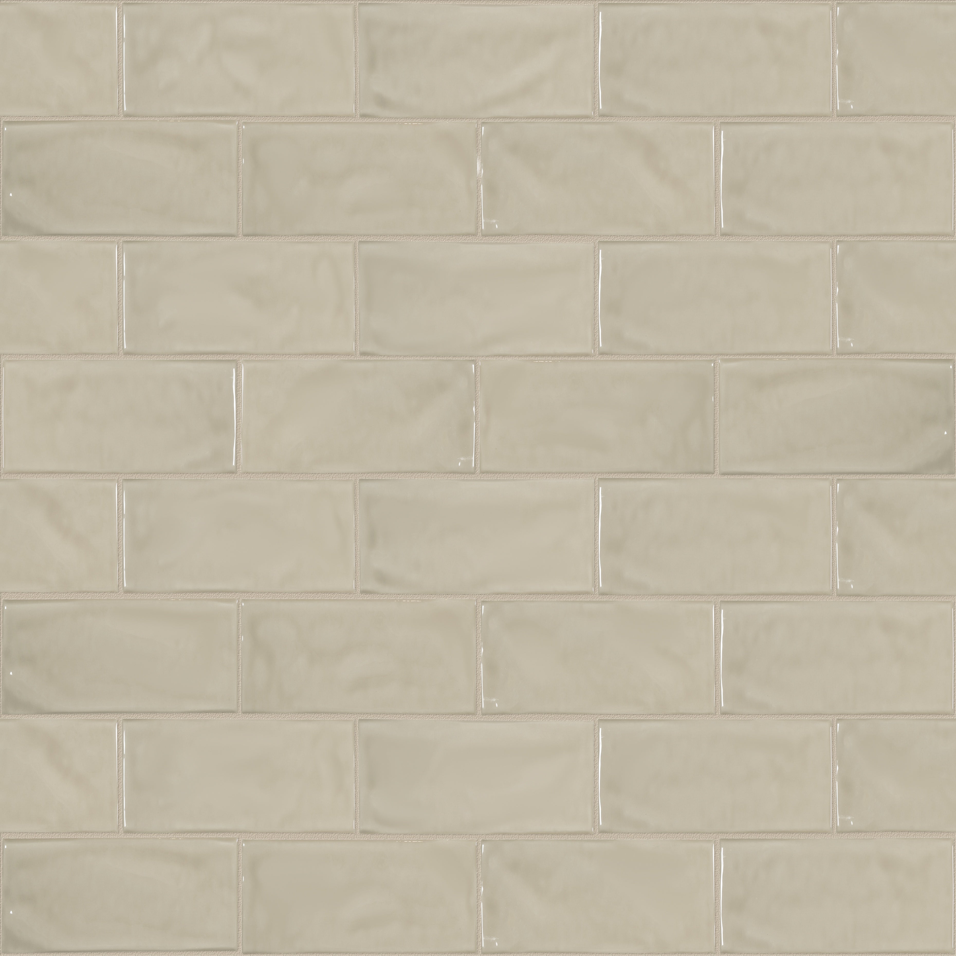 Marlow Earth ceramic field tile by Anatolia, top-down product view, 3"×6"×3/8" size. Turkish ceramic for floors and walls.