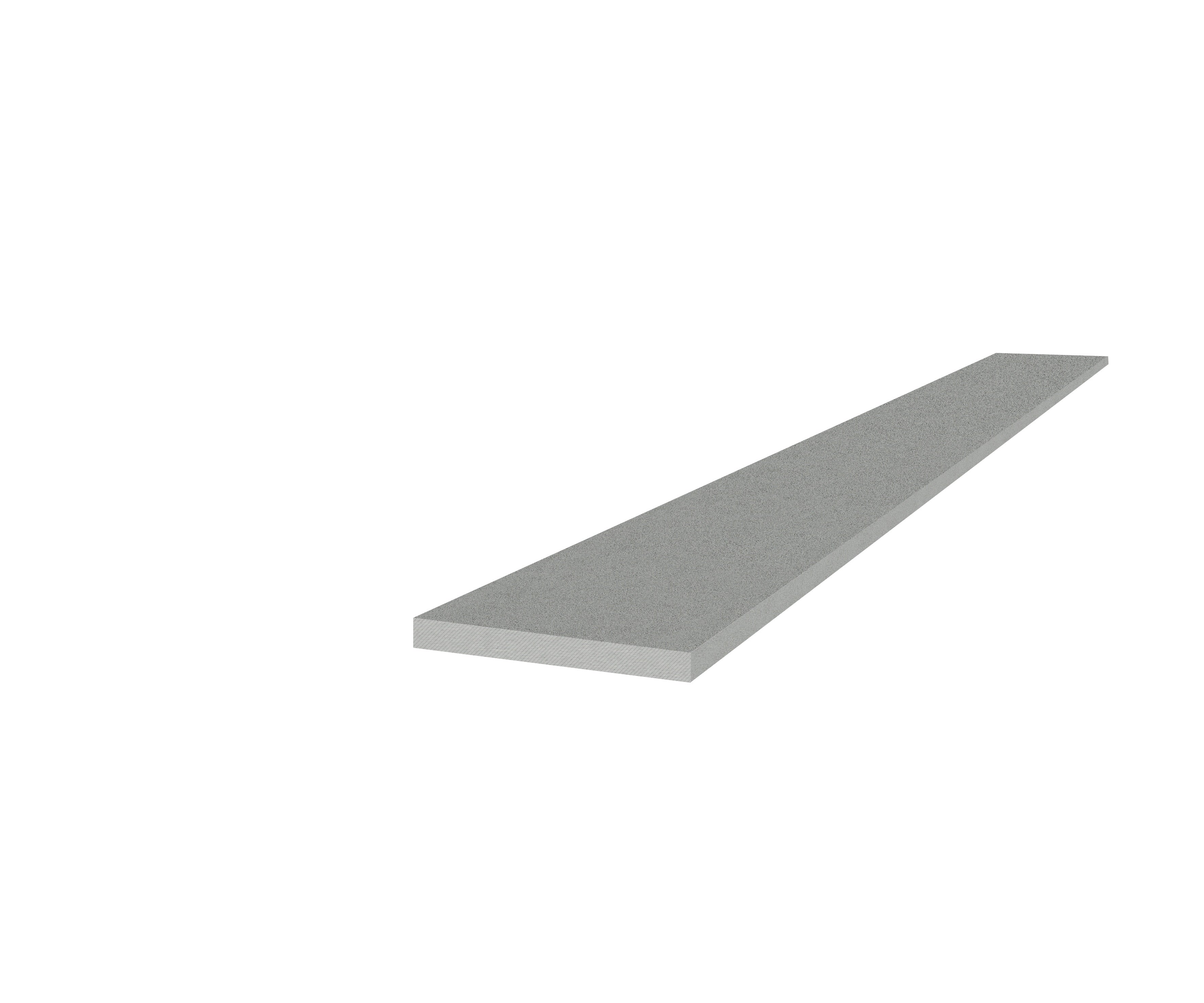 Marmiline Shadow engineered stone trim by Anatolia, top-down product view, 3 1/2"×36"×15/32" size. Chinese engineered stone for floors and walls.