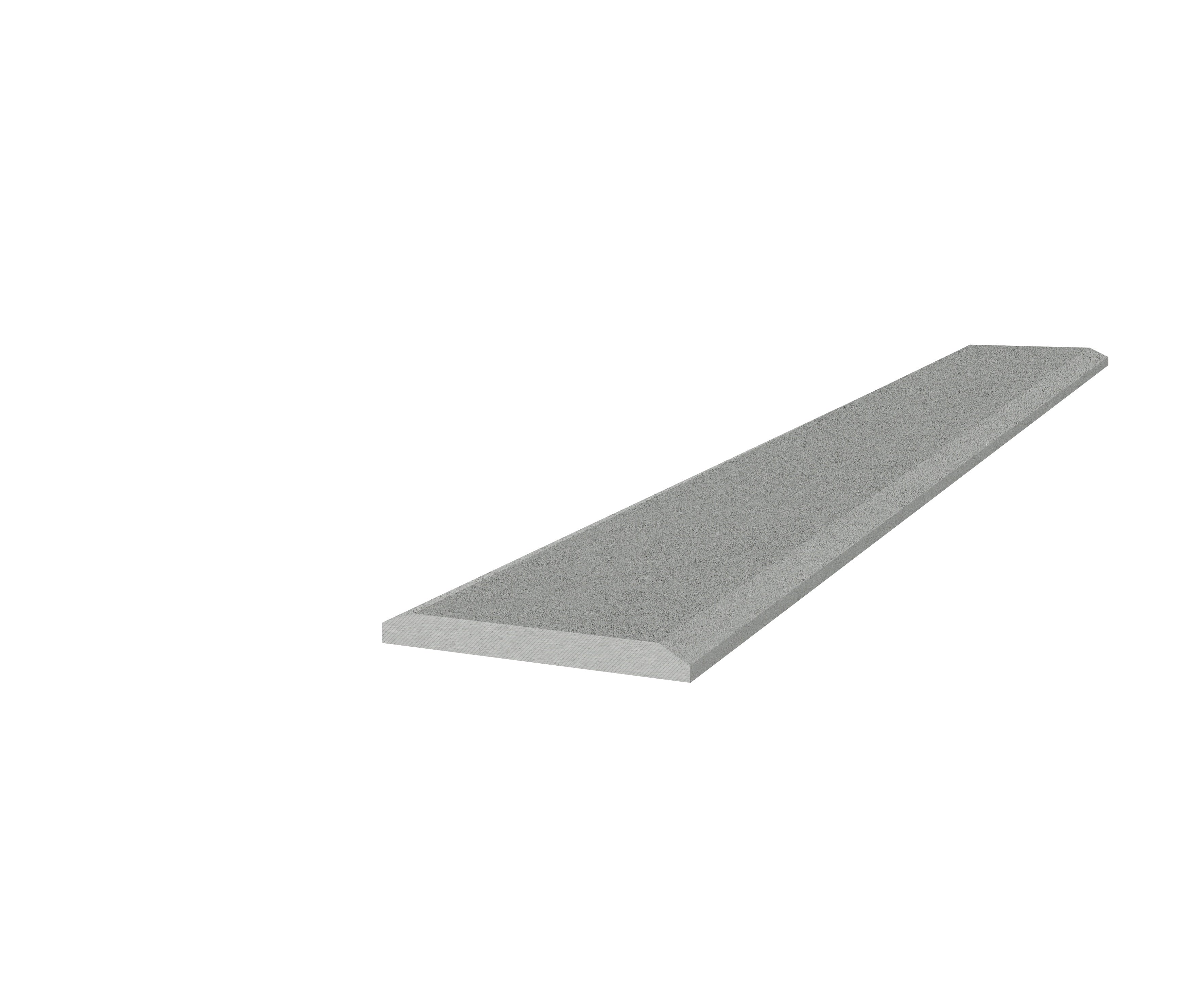 Marmiline Shadow engineered stone trim by Anatolia, top-down product view, 5"×36"×15/32" size. Chinese engineered stone for floors and walls.