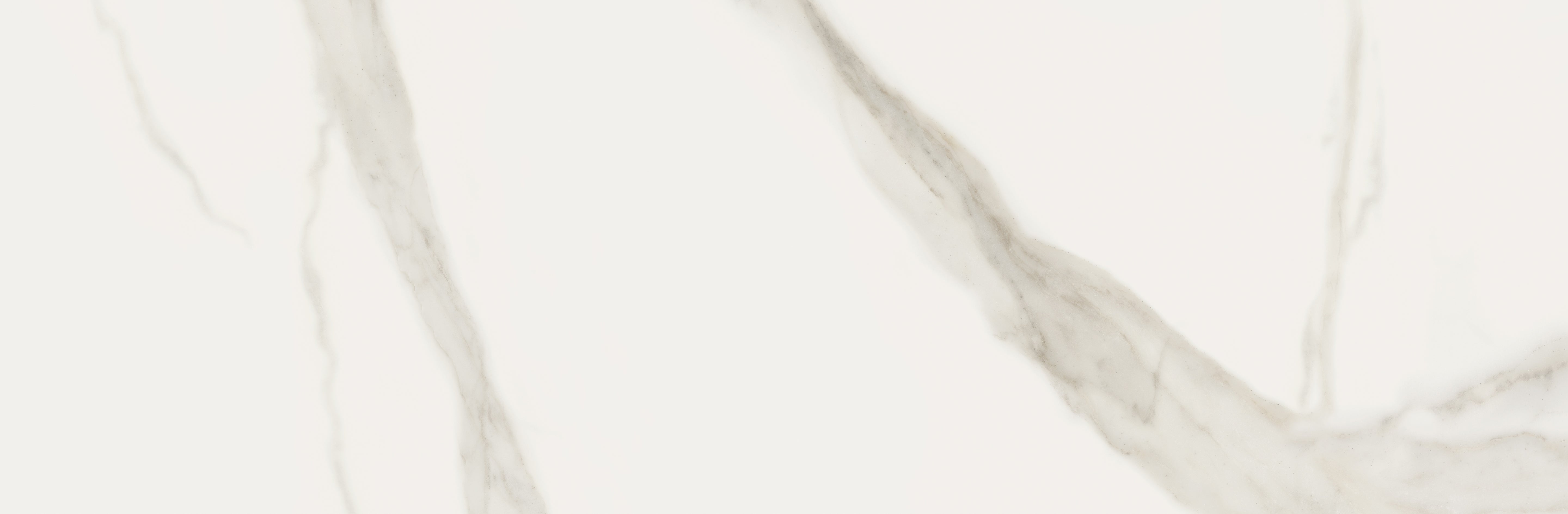 Mayfair Calacatta Oro porcelain field tile by Anatolia, top-down product view, 10 1/2"×32"×11/32" size. Indian porcelain for floors and walls.