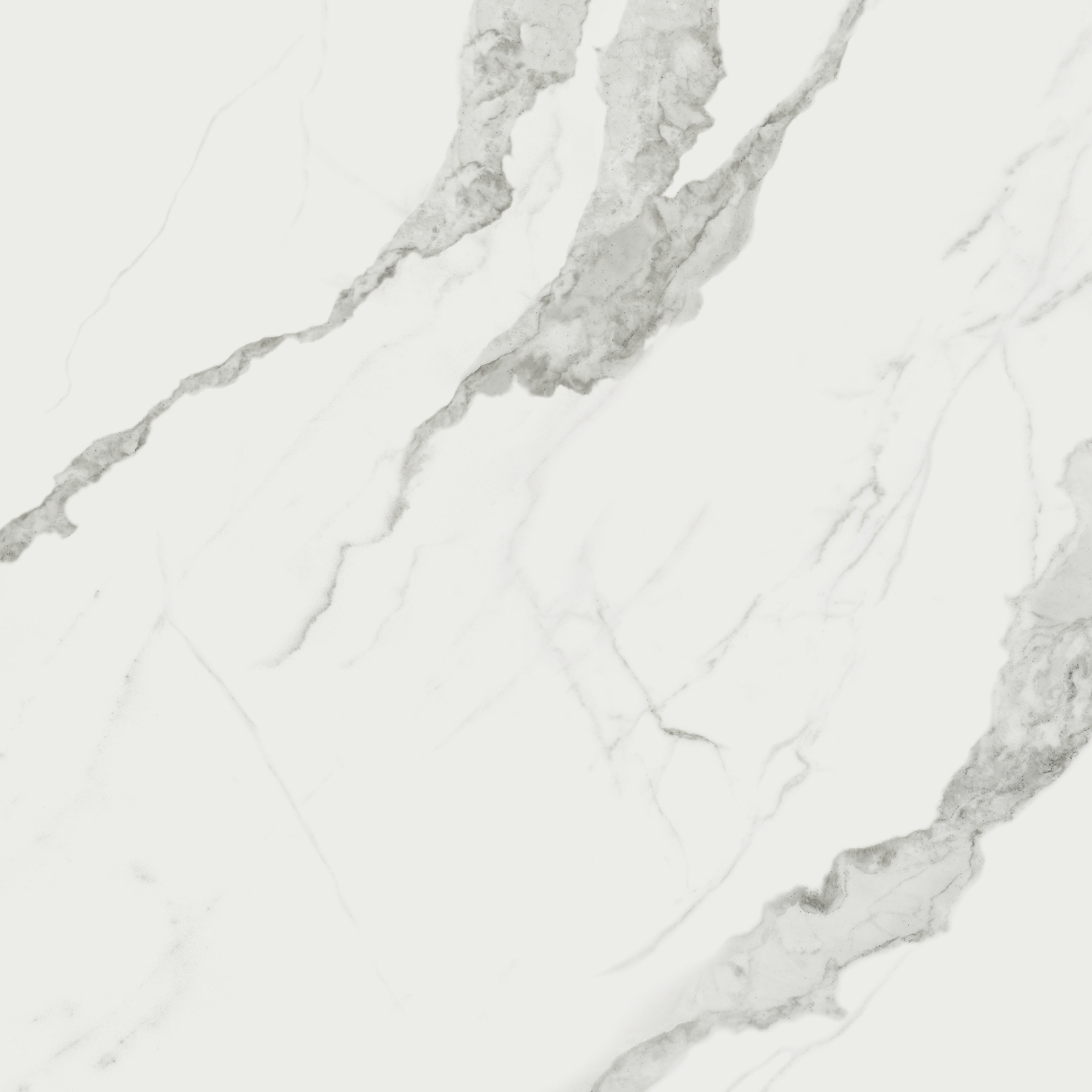 Mayfair Statuario Venato porcelain field tile by Anatolia, top-down product view, 24"×11/32" size. Indian porcelain for floors and walls.