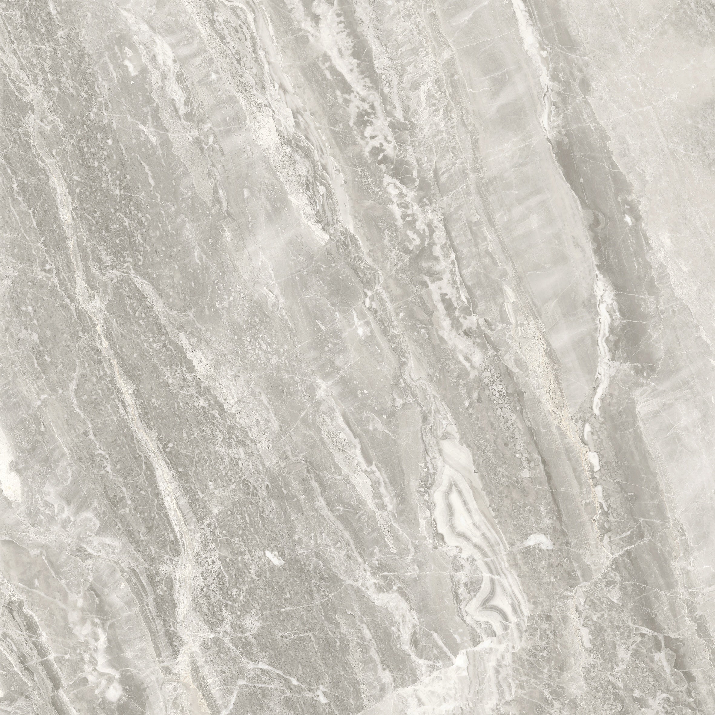 Mayfair Stella Argento porcelain field tile by Anatolia, top-down product view, 24"×11/32" size. Indian porcelain for floors and walls.