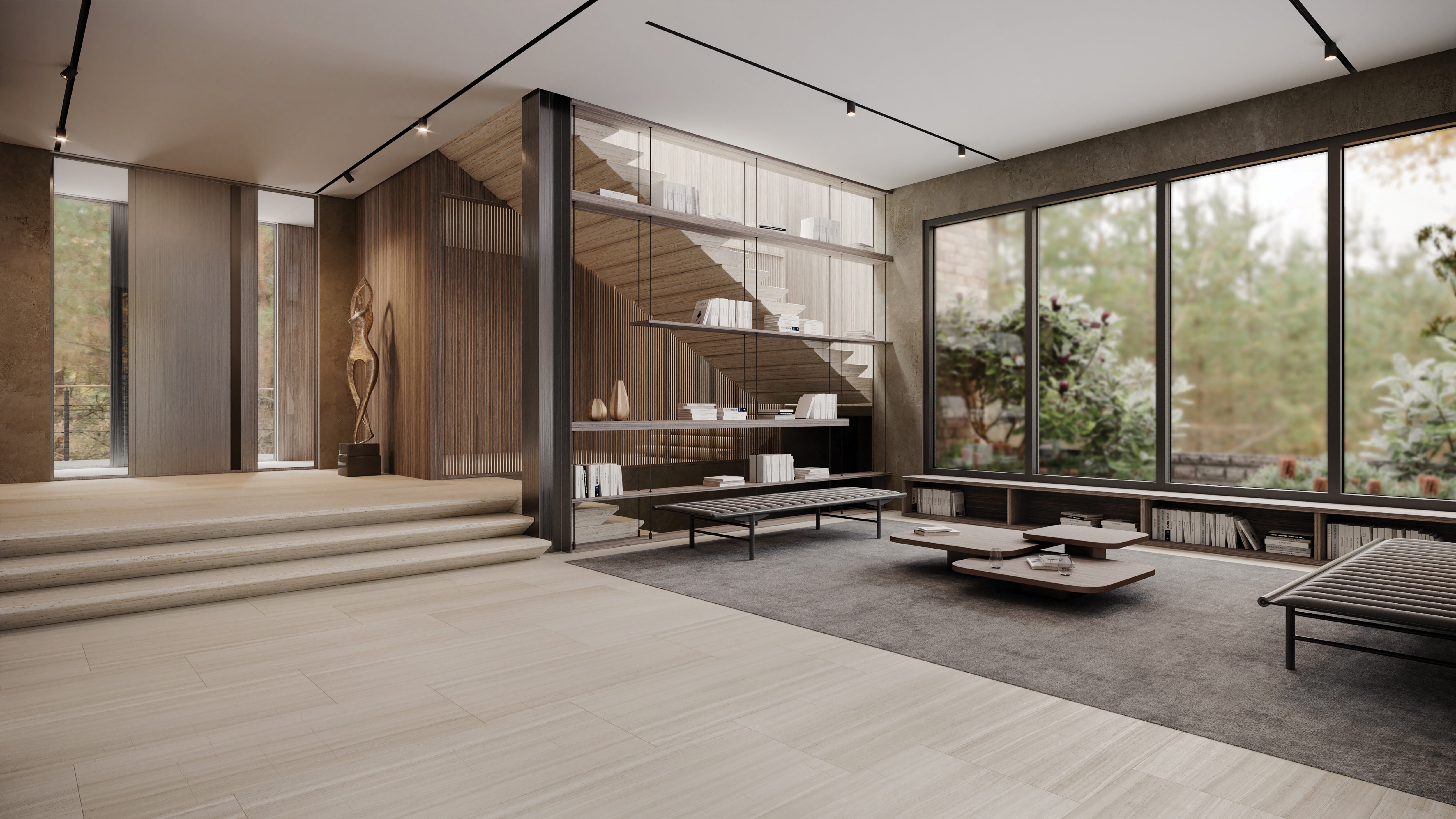 Mayfair Strada Ash porcelain trim by Anatolia, top-down product view, 3"×24"×11/32" size. Indian porcelain for floors and walls.