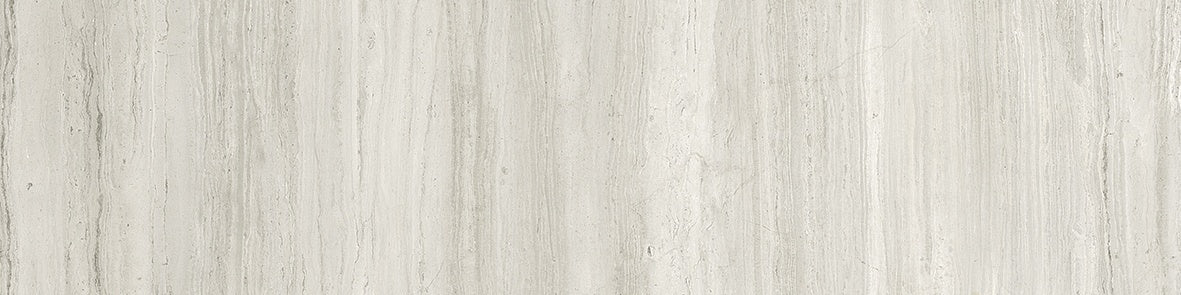 Mayfair Strada Ash porcelain trim by Anatolia, top-down product view, 3"×12"×11/32" size. Indian porcelain for floors and walls.