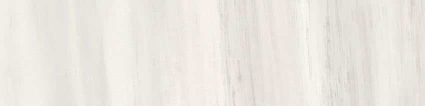 Mayfair Suave Bianco porcelain trim by Anatolia, top-down product view, 3"×12"×11/32" size. Indian porcelain for floors and walls.