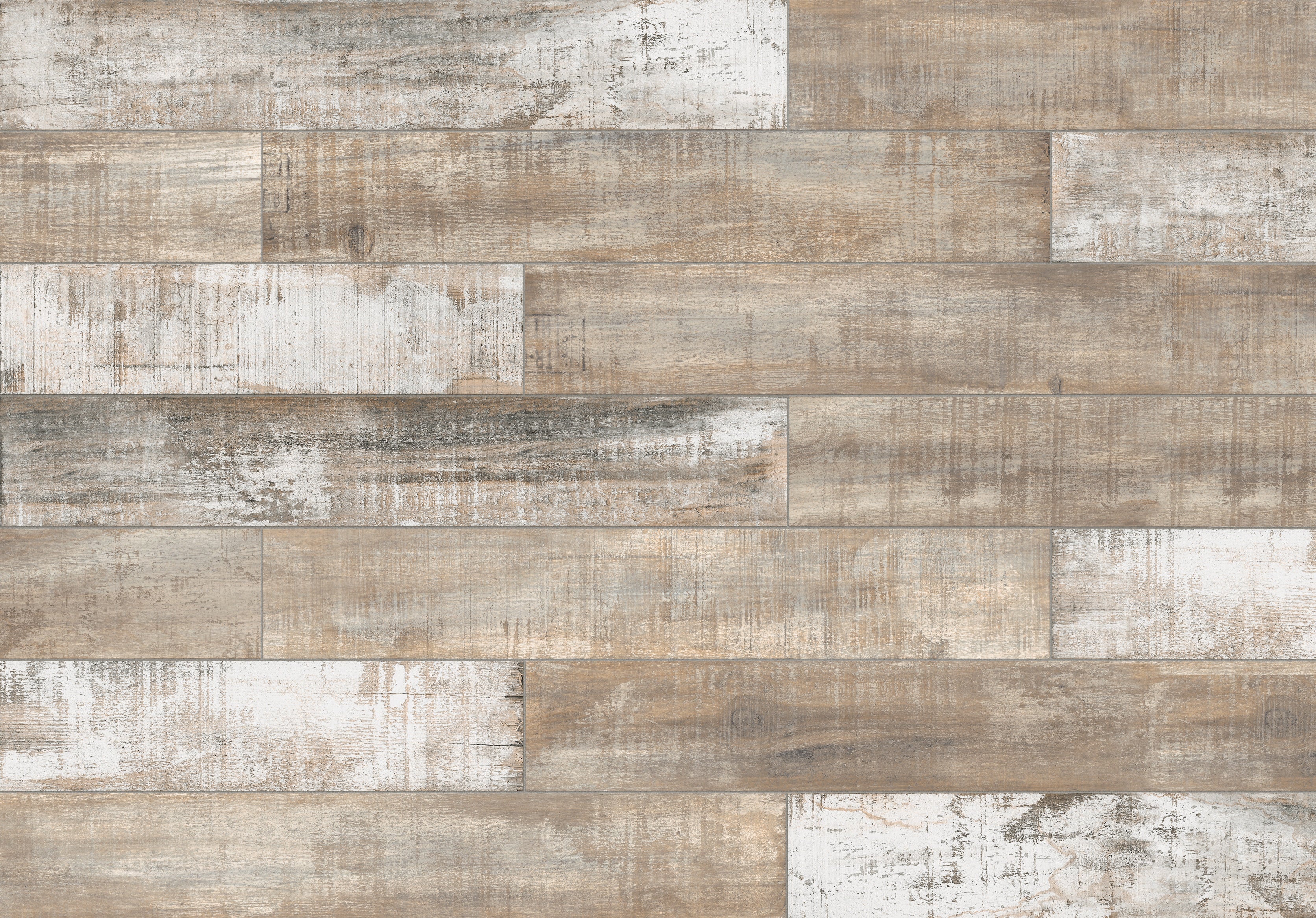 Muskoka Saddle porcelain field tile by Anatolia, top-down product view, 6"×36"×3/8" size. Turkish porcelain for floors and walls.