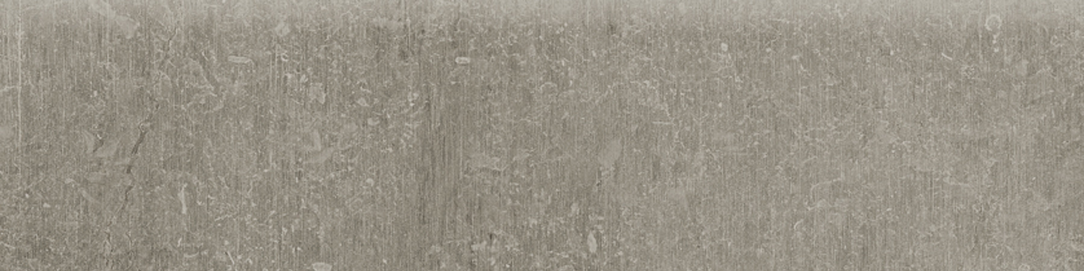 Nexus Clay porcelain trim by Anatolia, top-down product view, 3"×12"×3/8" size. Turkish porcelain for floors and walls.
