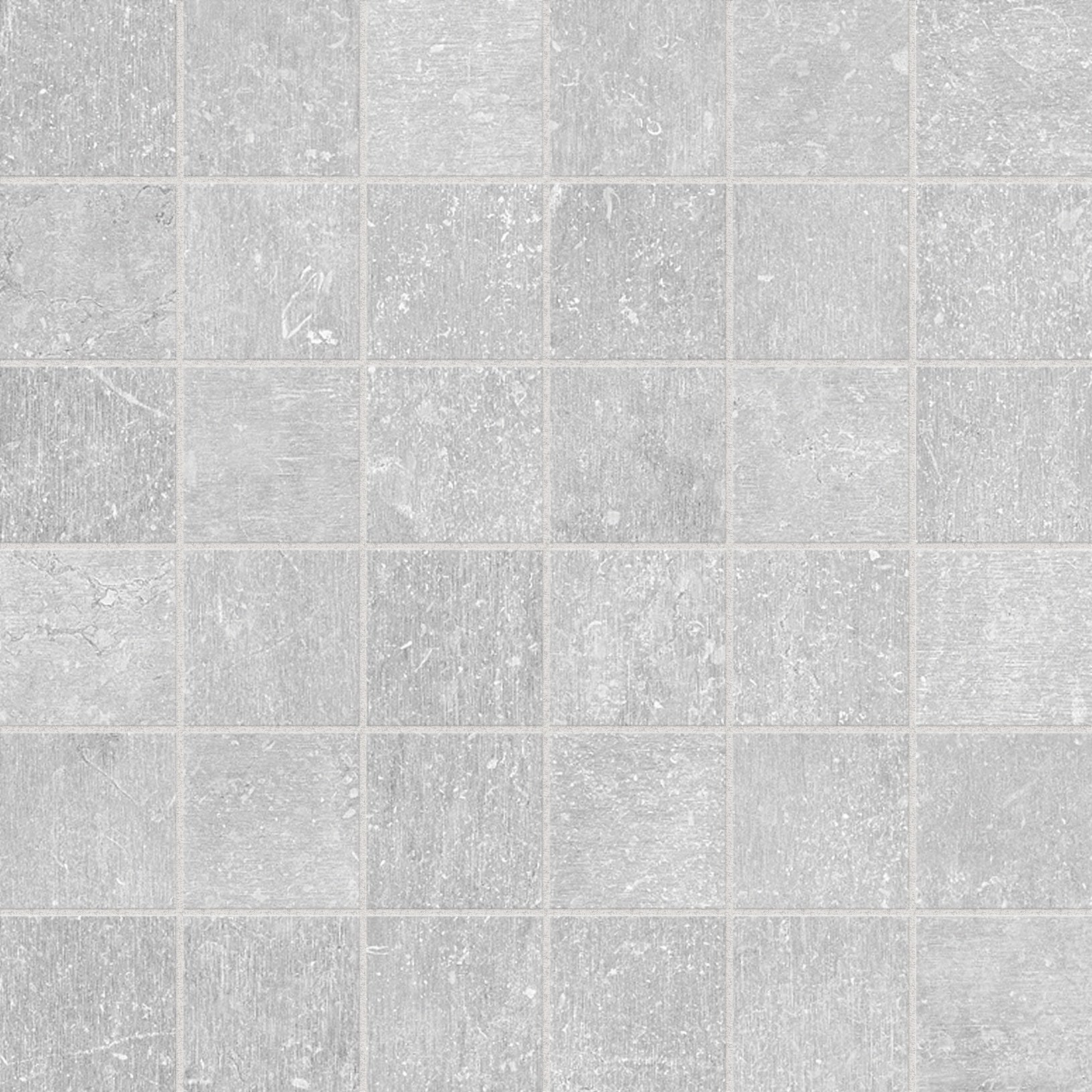 Nexus Ice porcelain mosaic by Anatolia, alternate product view, 11 25/32"×11 25/32"×3/8" size. Turkish porcelain for floors and walls.