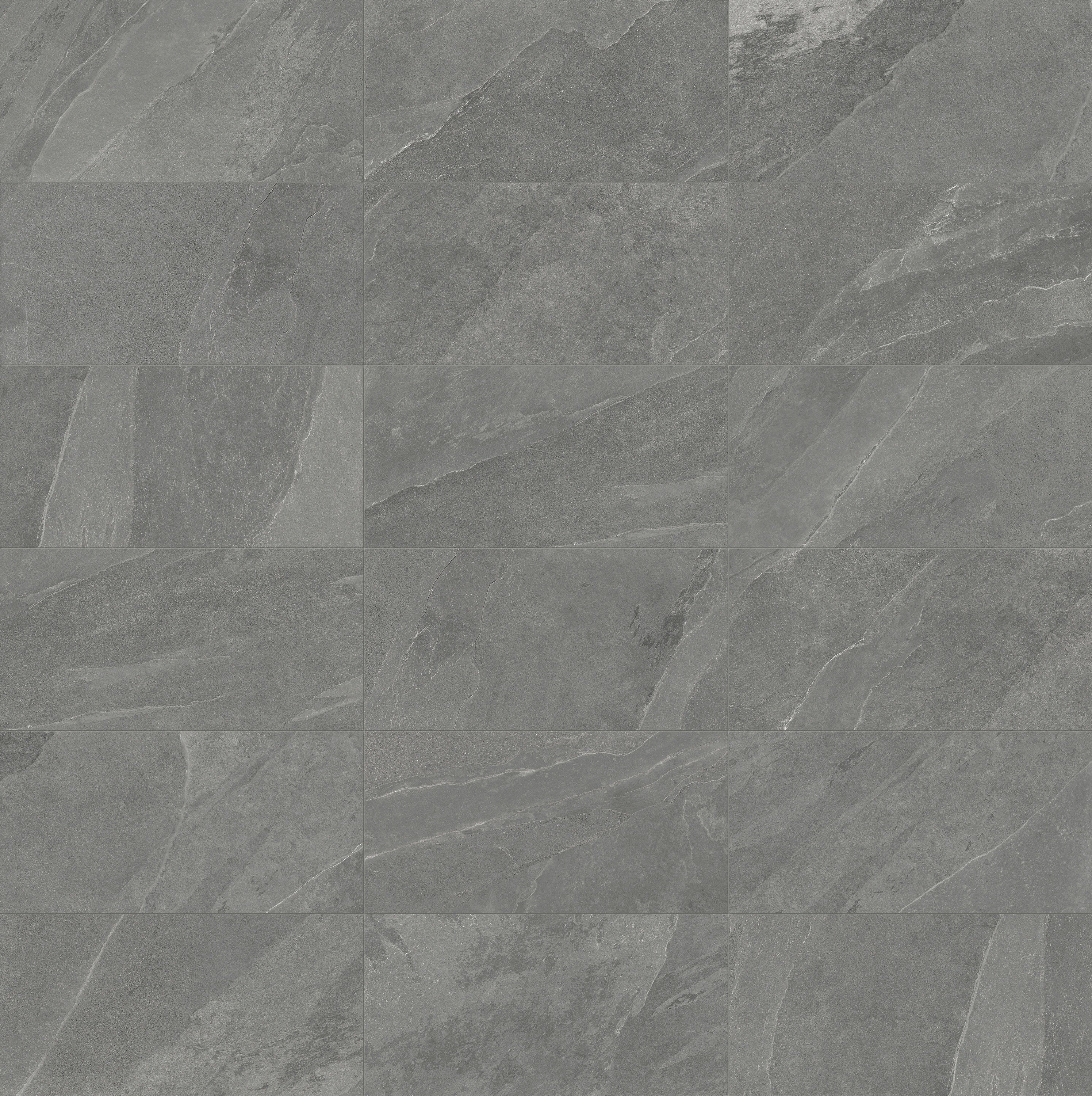 NORD: Chromium Porcelain Field Tile (12"×24"×11/32" | Matte | Rectified)