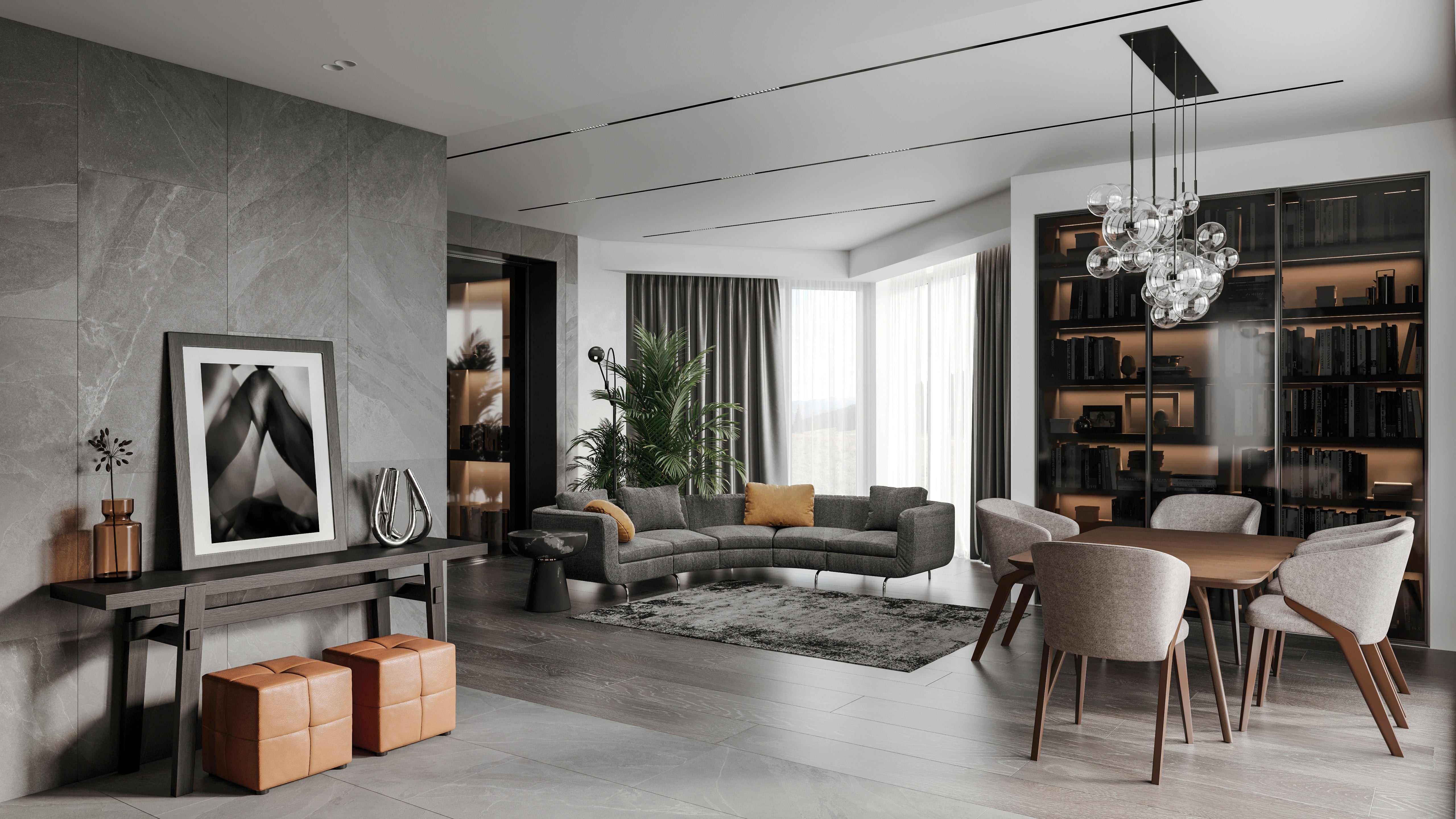 Nord Chromium porcelain trim by Anatolia, top-down product view, 3"×24"×11/32" size. Turkish porcelain for floors and walls.