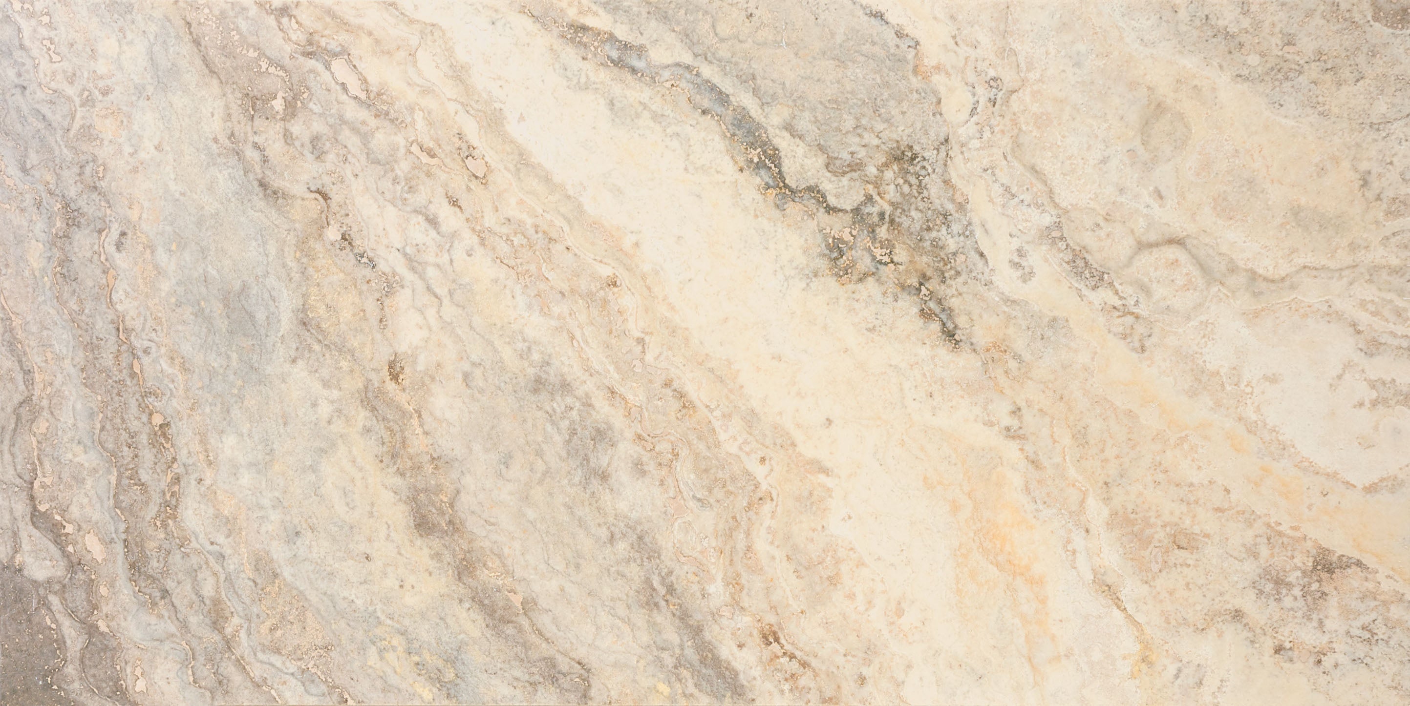 PICASSO: Travertine Field Tile (8"×15/32" | Brushed | Chiseled Rectified)