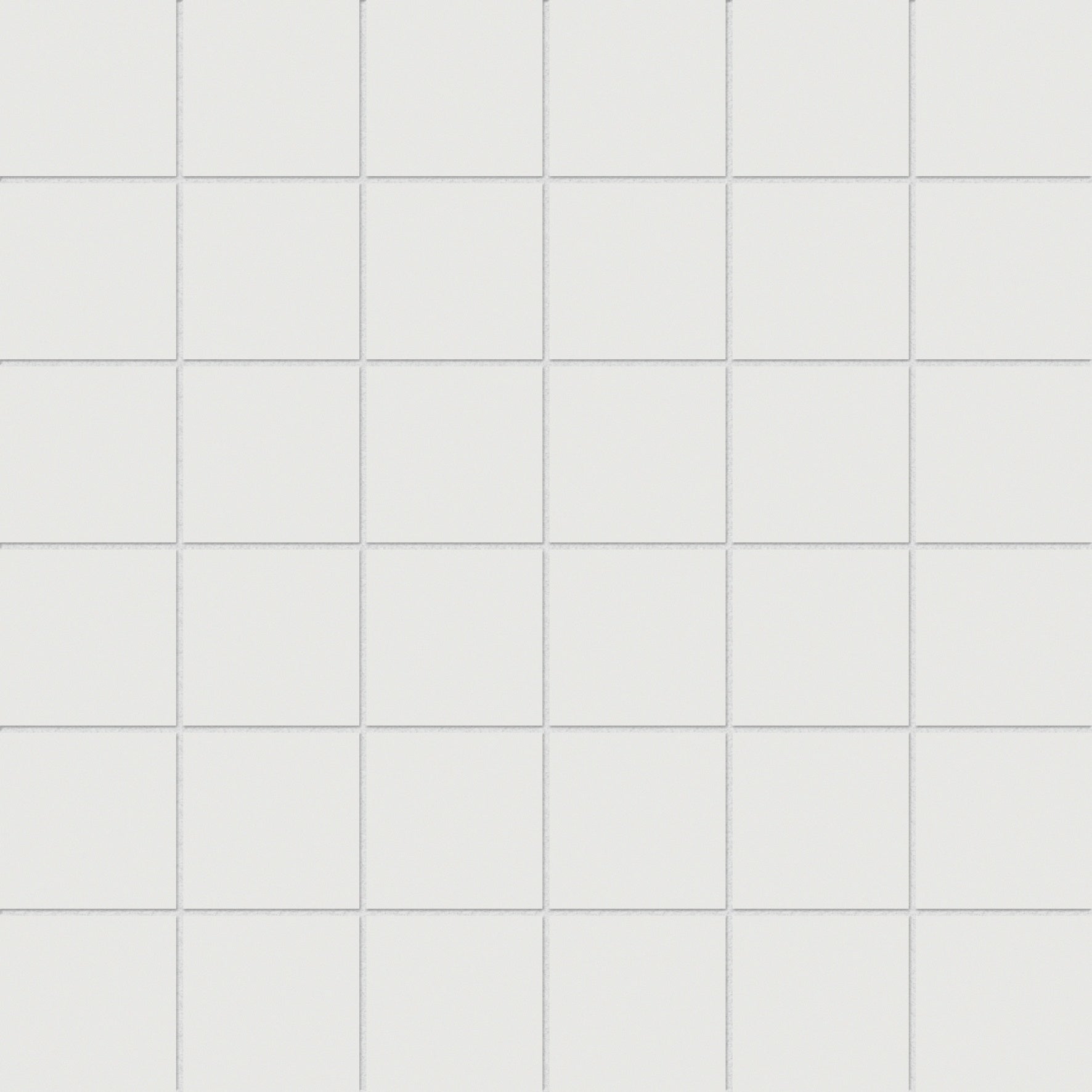 Prima True White porcelain mosaic by Anatolia, top-down product view, 11 25/32"×11 25/32"×11/32" size. Indian porcelain for floors and walls.