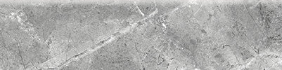 Regency Carbon porcelain trim by Anatolia, top-down product view, 3"×12"×11/32" size. Turkish porcelain for floors and walls.