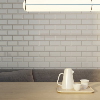 White tile and surface collection