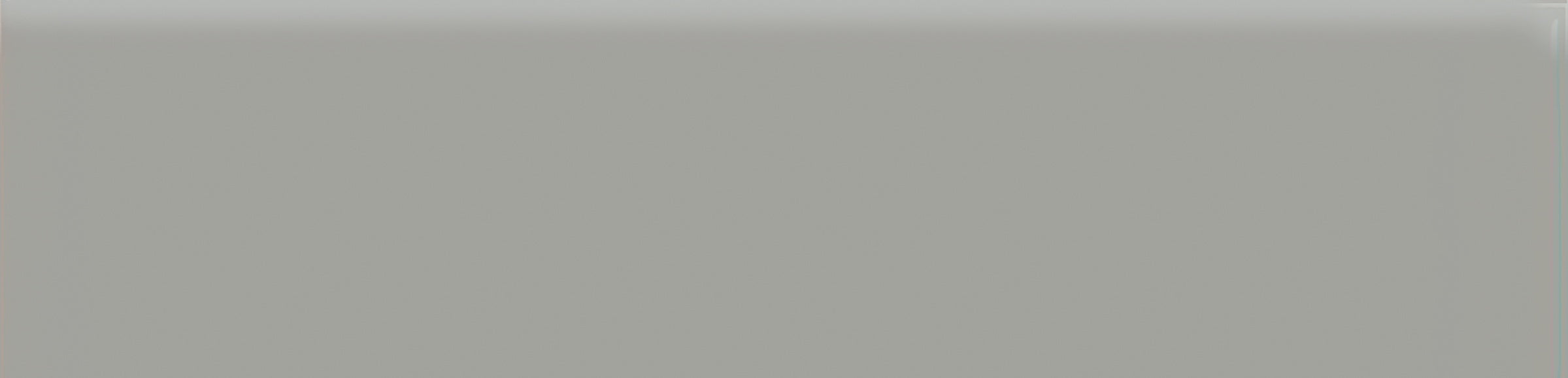Soho Cement Chic ceramic trim by Anatolia, top-down product view, 2"×8"×5/16" size. Turkish ceramic for floors and walls.