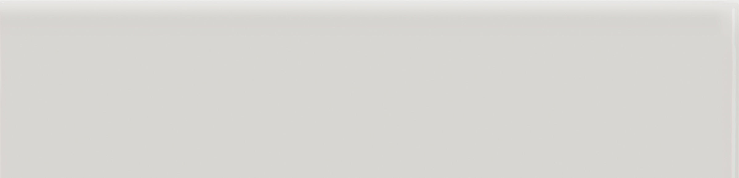 Soho Halo Grey ceramic trim by Anatolia, top-down product view, 2"×8"×5/16" size. Turkish ceramic for floors and walls.